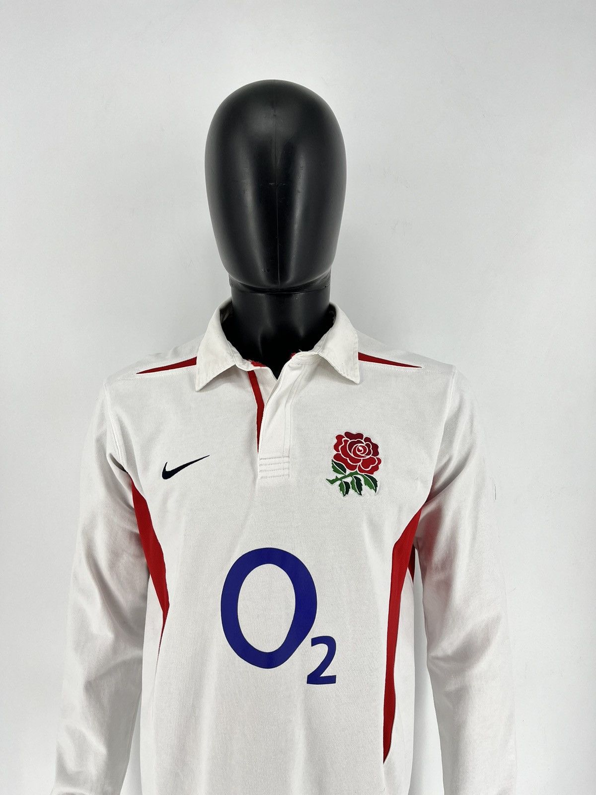 Nike Vintage Nike O2 England Rare Rugby Long Sleeve Rose Size US M / EU 48-50 / 2 - 1 Thumbnail