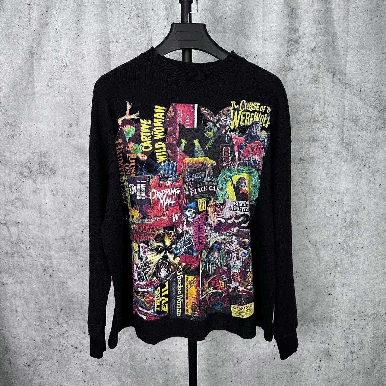WE11DONE We11done Graphic Black Hoodie m Men Size US M / EU 48-50 / 2 - 1 Thumbnail