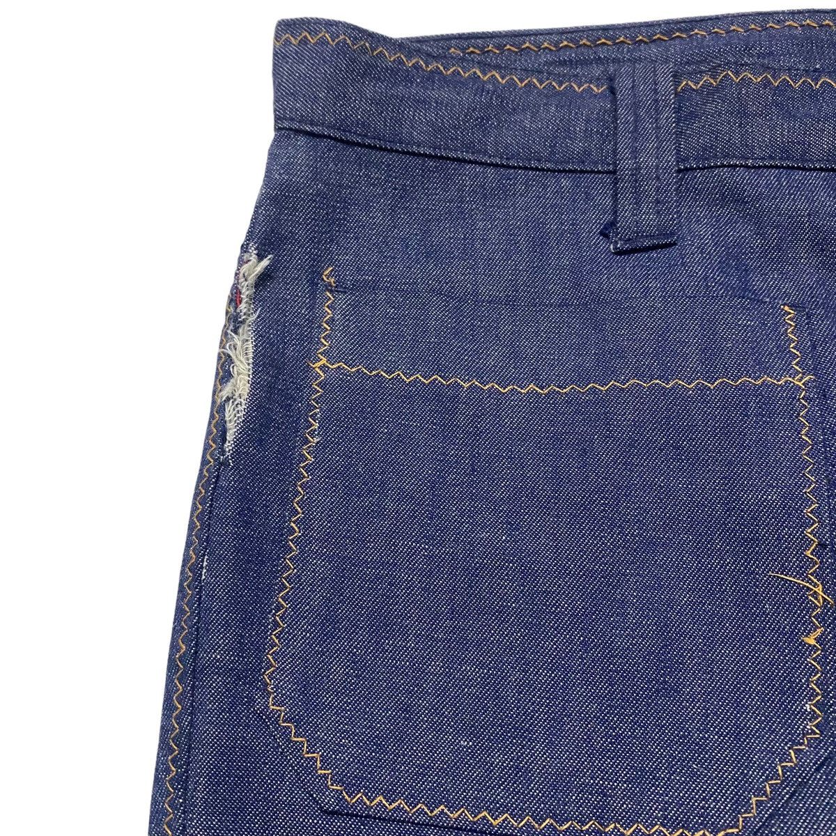 Sears Vintage 60s Sears Kings Road Denim Super Flare Jeans Size US 31 - 6 Thumbnail