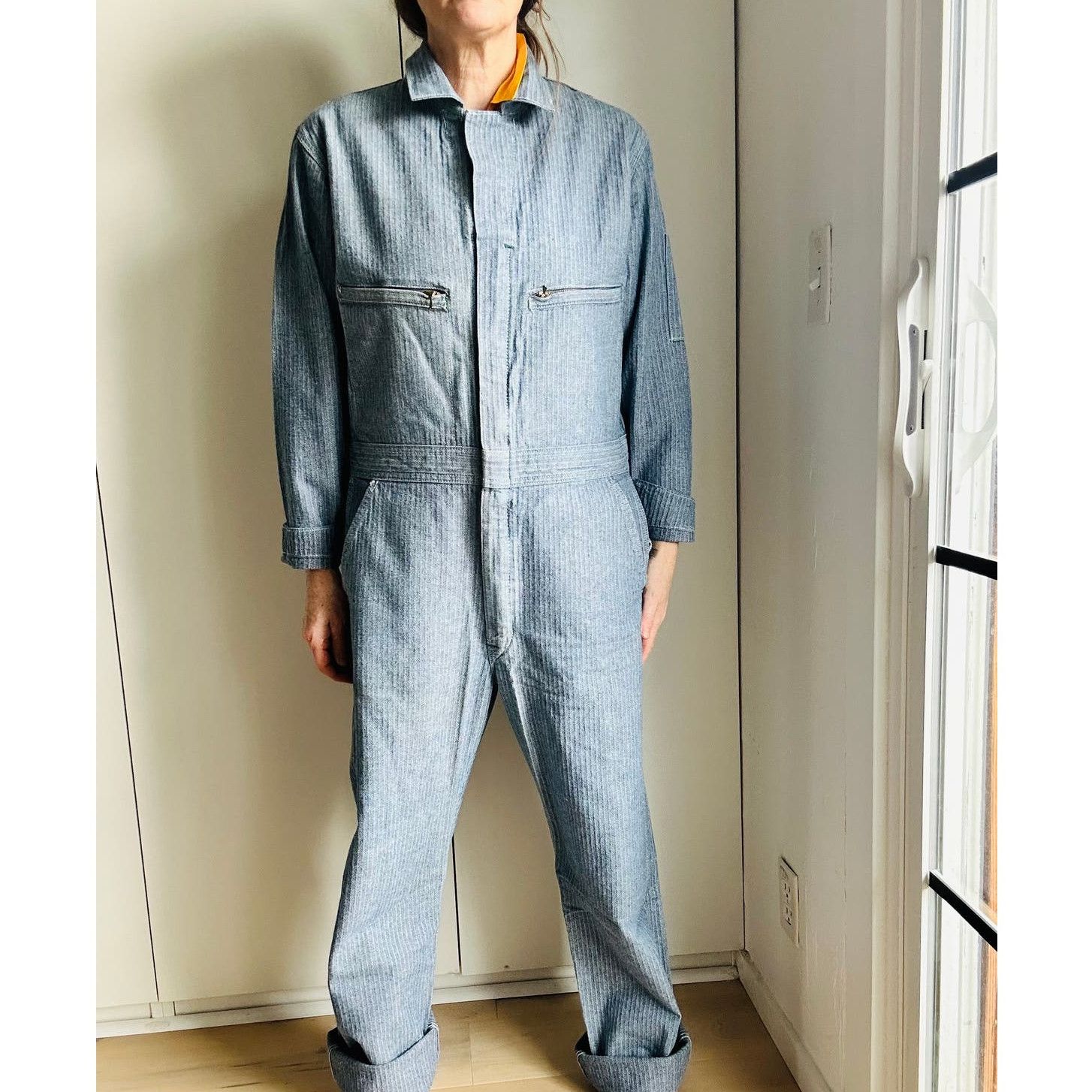 image of Vintage Key Imperial Denim Coveralls Size 40 Made In Usa in Blue, Men's