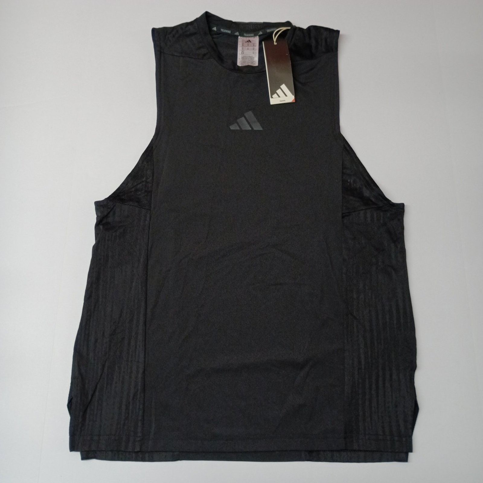 Adidas Adidas Men's Size M Medium D4T Training Tank Top Shirt Black Size US M / EU 48-50 / 2 - 1 Thumbnail