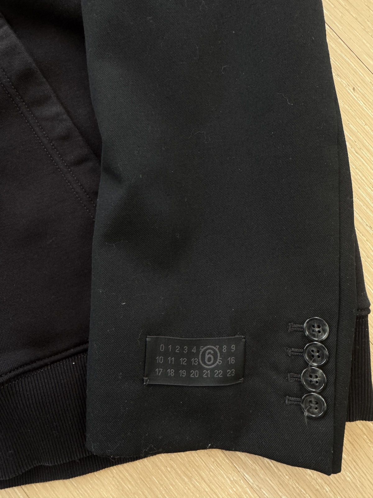 MM6 MM6 Maison Margiela Hybrid Blazer Sleeve Oversize Hoodie Size US M / EU 48-50 / 2 - 2 Thumbnail