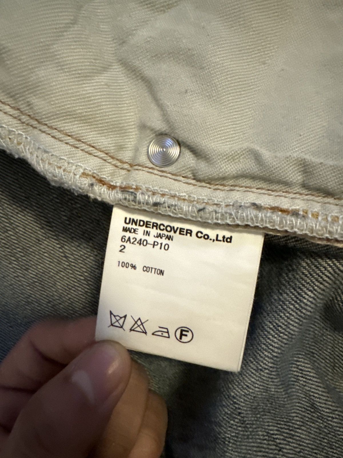 Undercover AW06 Undercover Bug Denim Size US 31 - 5 Thumbnail