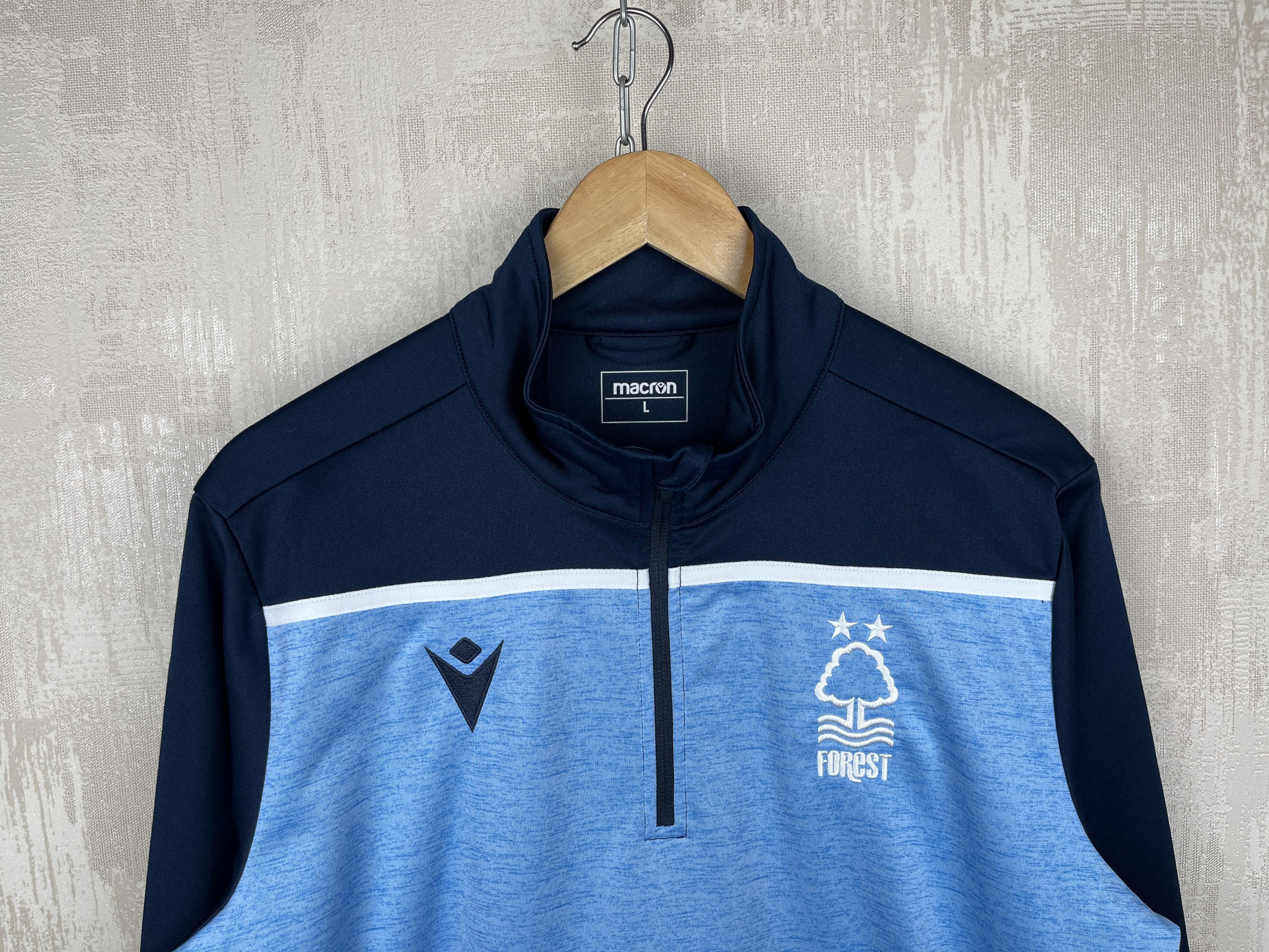 Macron Nottingham Forest FC Football Soccer Training Pullover Size US L / EU 52-54 / 3 - 3 Thumbnail