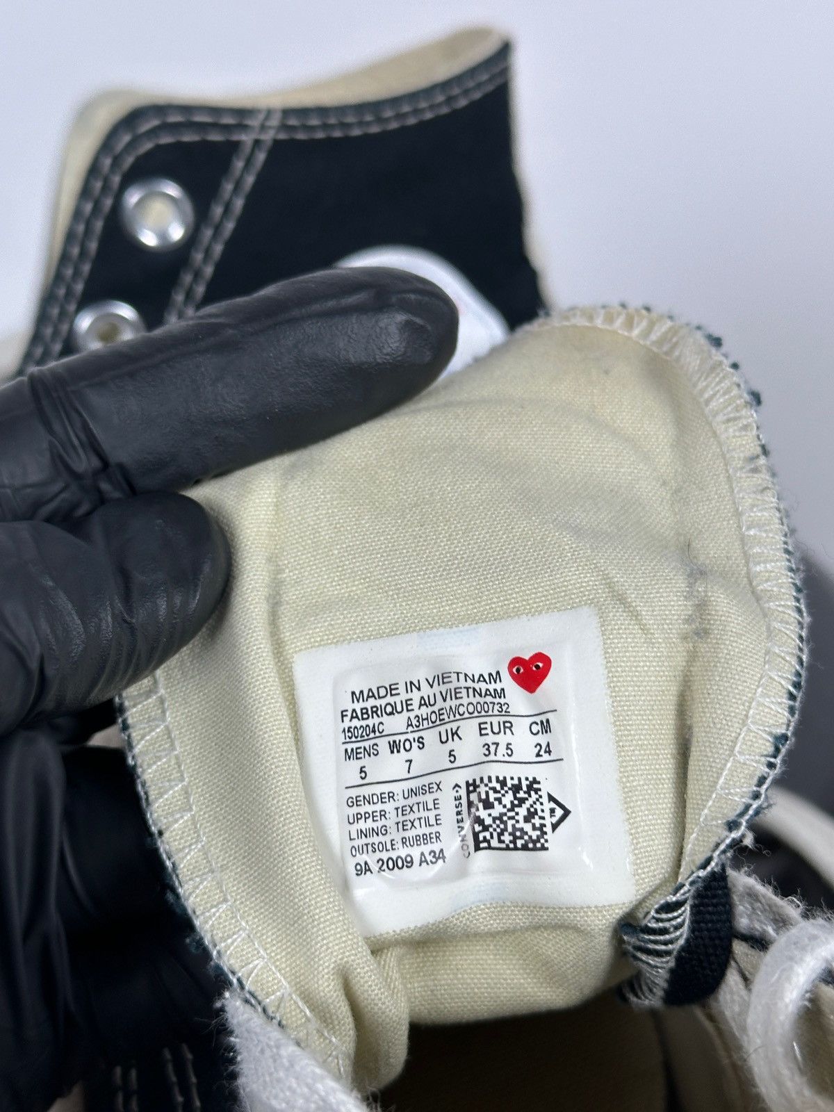 Comme des Garcons Comme Des Garçons x Chuck Taylor Converse All Star Hi Top Size US 7.5 / IT 37.5 - 23 Thumbnail