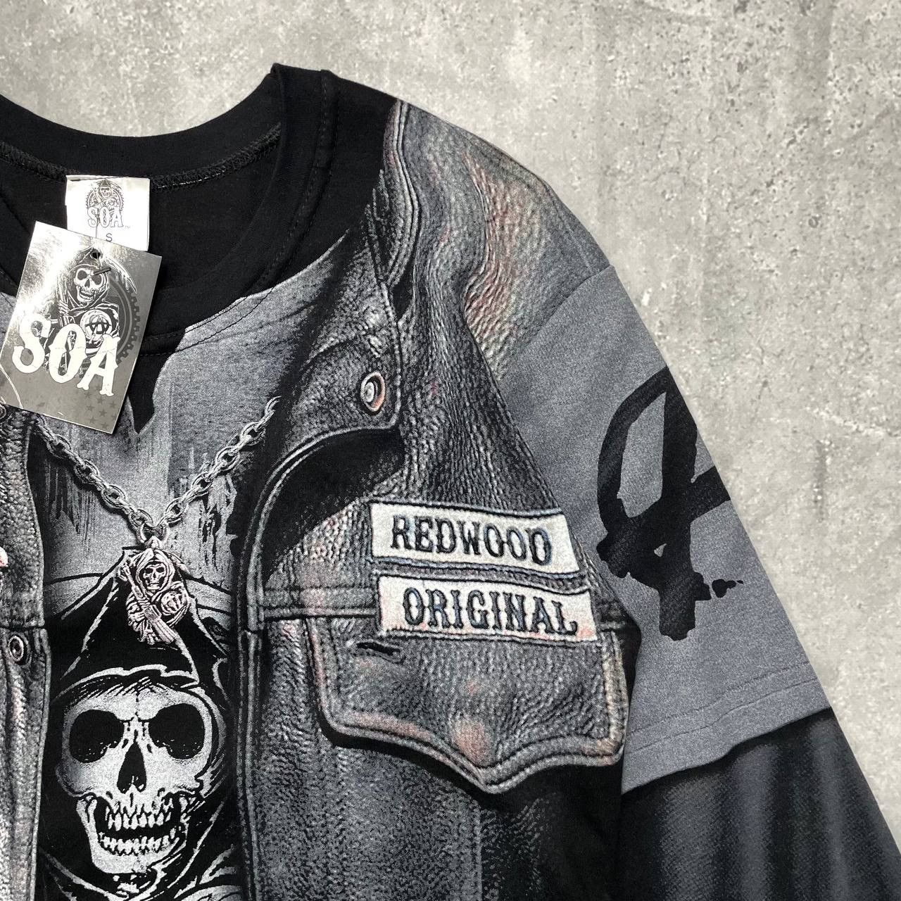 Band Tees NWT Sons Of Anarchy 2017 All Over Print Long Sleeve T Shirt Size US S / EU 44-46 / 1 - 5 Thumbnail