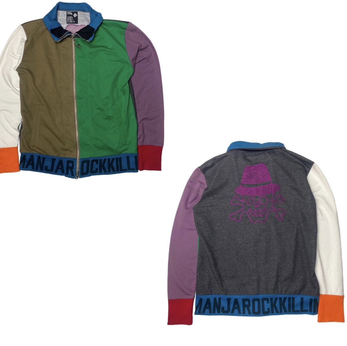 20471120 × Beauty Beast × Japanese Brand 2000's PPFM Multicolor Skull Rock Kill Jacket Size US M / EU 48-50 / 2 - 2 Thumbnail