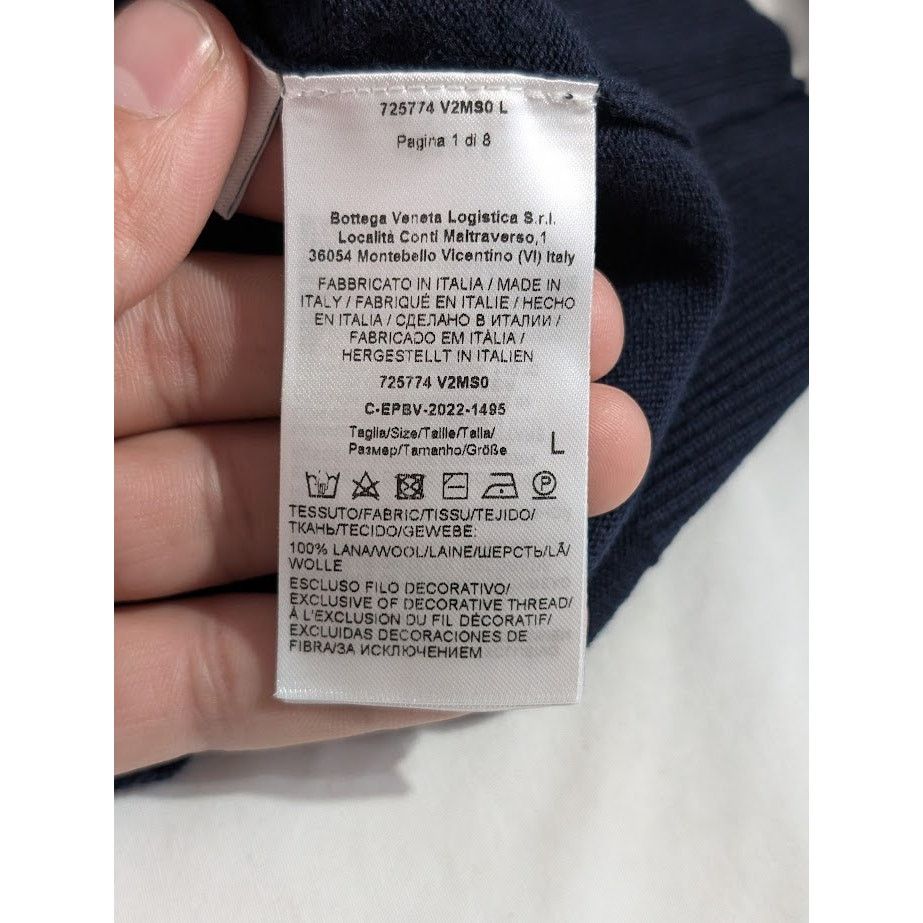 Bottega Veneta o1rshd1 Wool Turtleneck in Blue Size US L / EU 52-54 / 3 - 15 Thumbnail