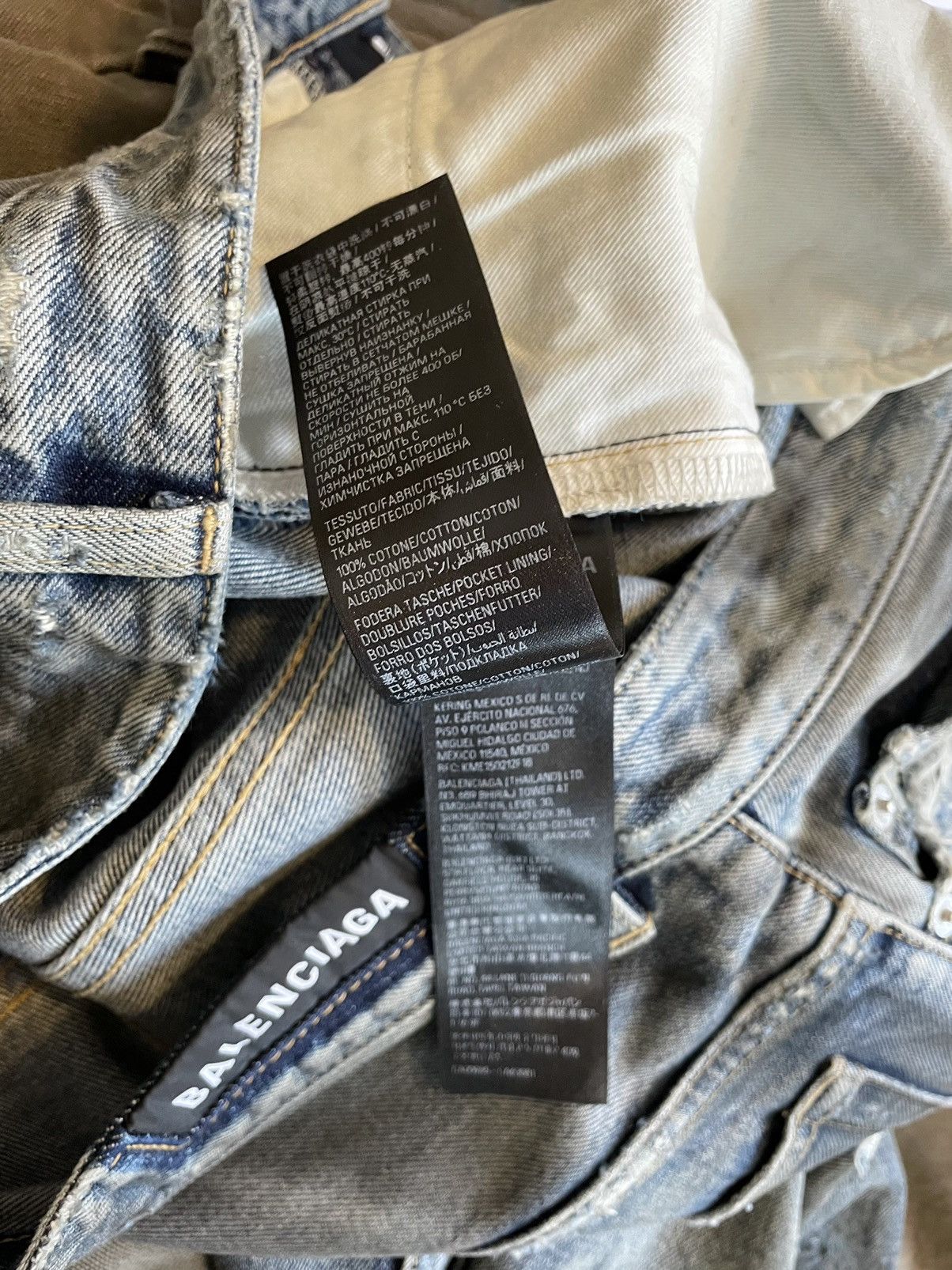 Balenciaga *RARE* Slim Mud Show Distressed Jeans (S) Size US 30 / EU 46 - 10 Thumbnail