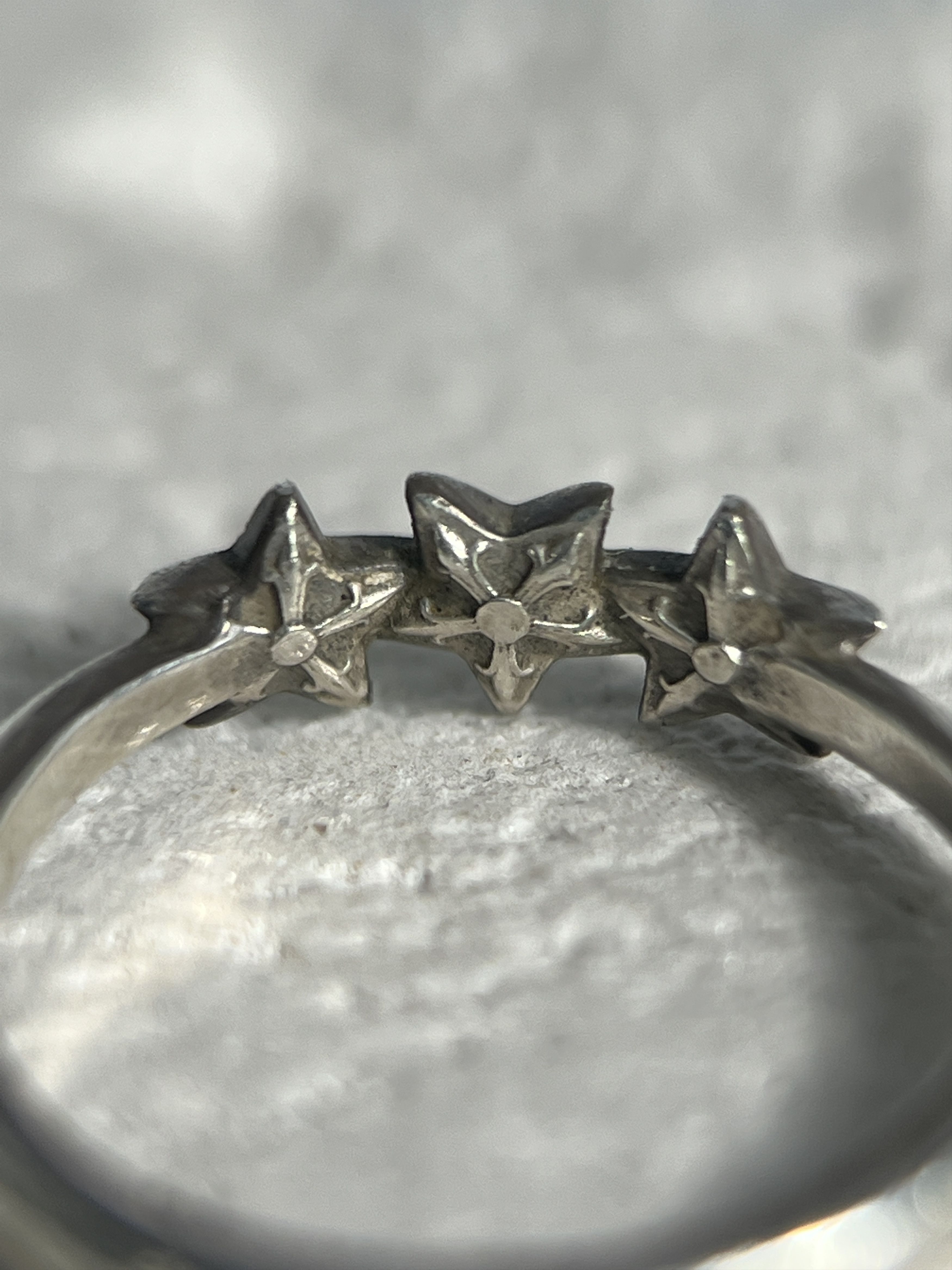 Chrome Hearts Chrome Hearts Triple Star Ring .925 Silver Size US4 / MM 47 Size ONE SIZE - 7 Thumbnail