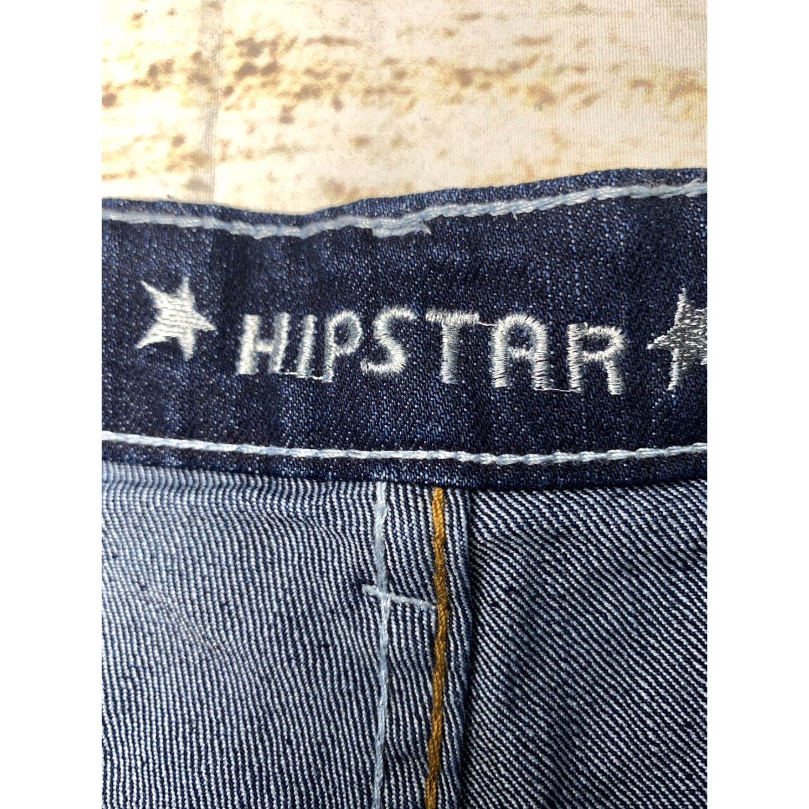 Vintage Hipstar Womens Blue Skinny Stretch Jeans 36 x 32 Size 18 Bling Pockets Jeans Women Skinny Blue 18 Hipstar Womens Jeans Size 40" / US 18 - 7 Thumbnail
