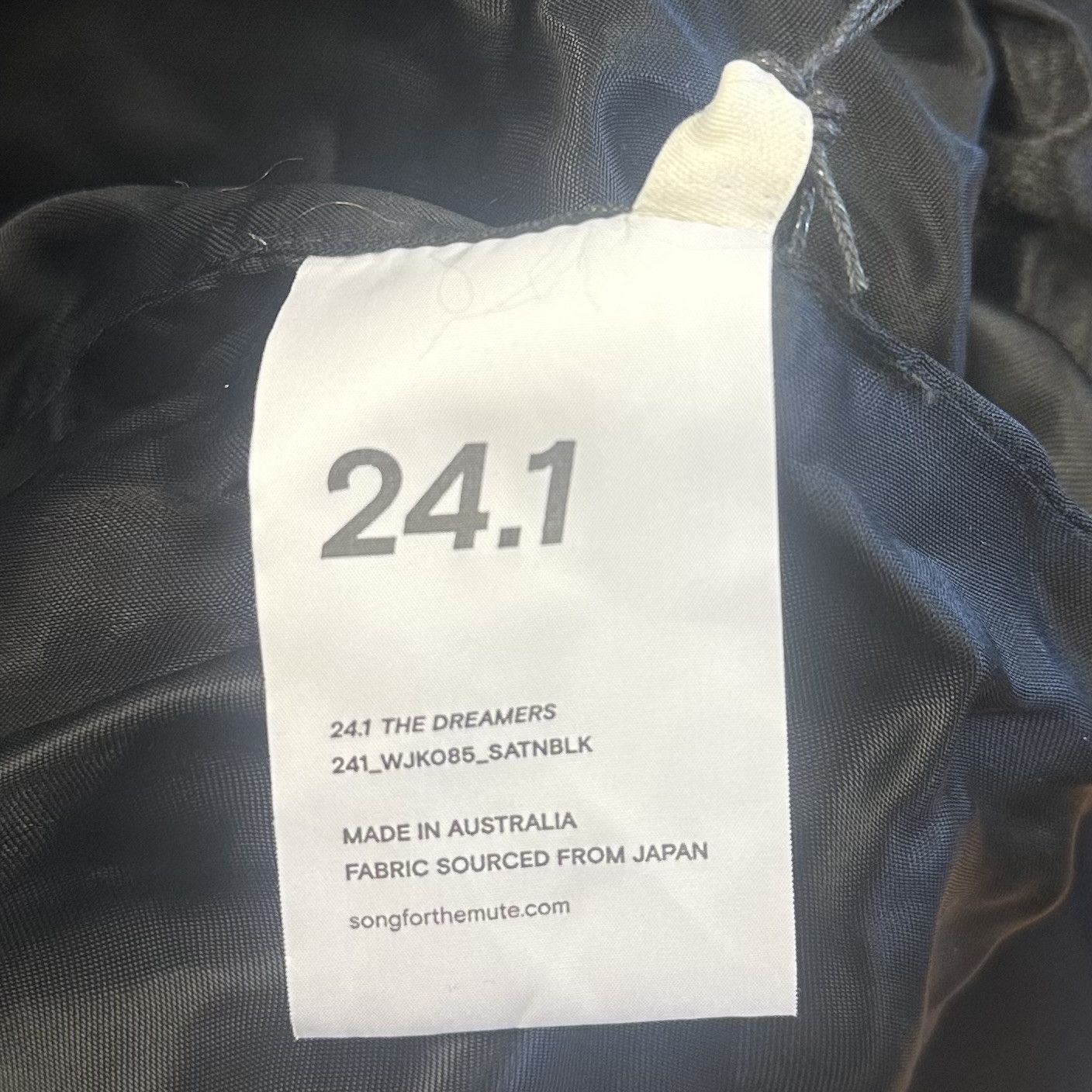 Song For The Mute Song For The Mute Satin Drape Track Jacket Size US S / EU 44-46 / 1 - 4 Thumbnail