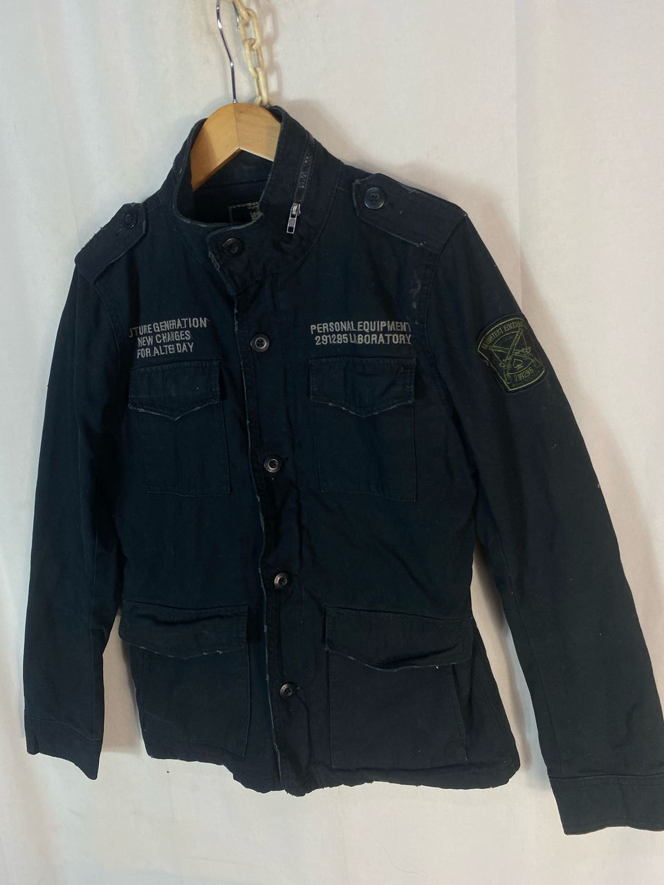 Japanese Brand 291295 labo military fashion zipper jacket Size US S / EU 44-46 / 1 - 2 Thumbnail