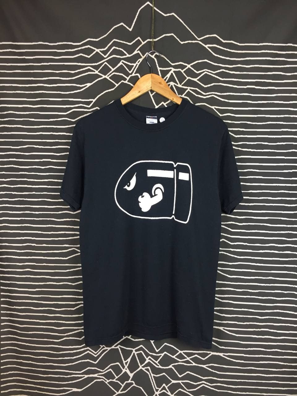 Nintendo Vtg 00s Super Mario Nintendo Bullet Bill Big Logo Promo Tee Size US M / EU 48-50 / 2 - 1 Thumbnail