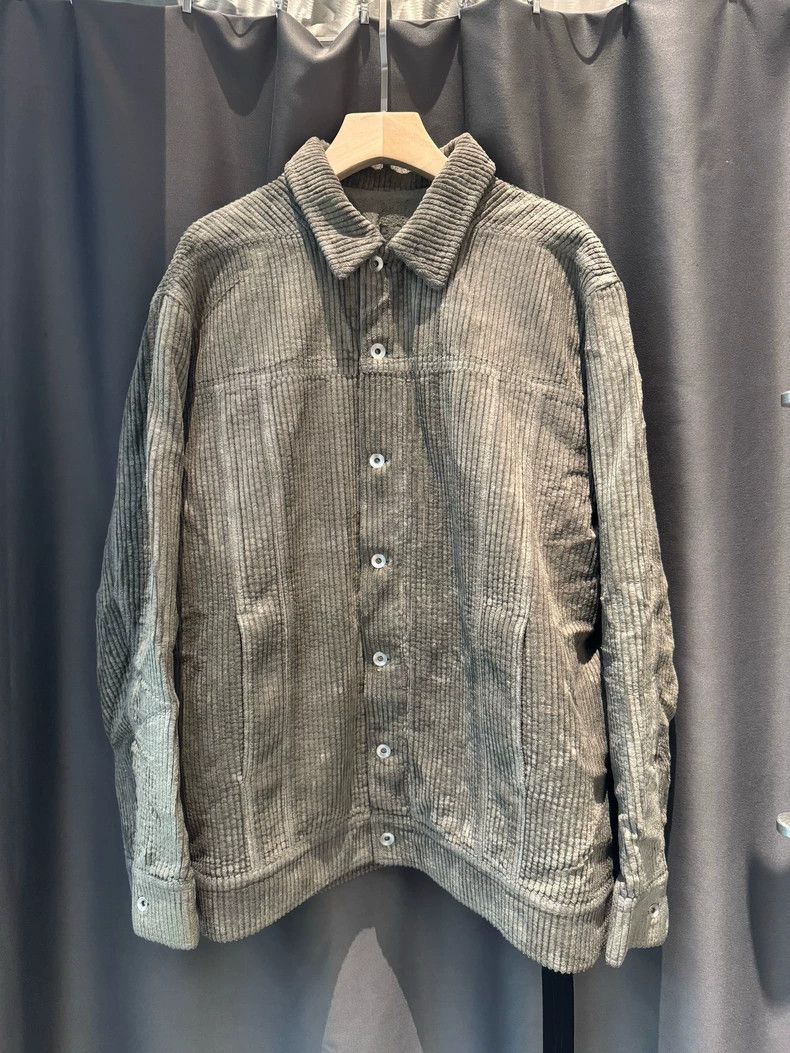 Rick Owens Rick Owens Grey-green lapel button jacket 2504-Nextarrow Size US S / EU 44-46 / 1 - 1 Thumbnail