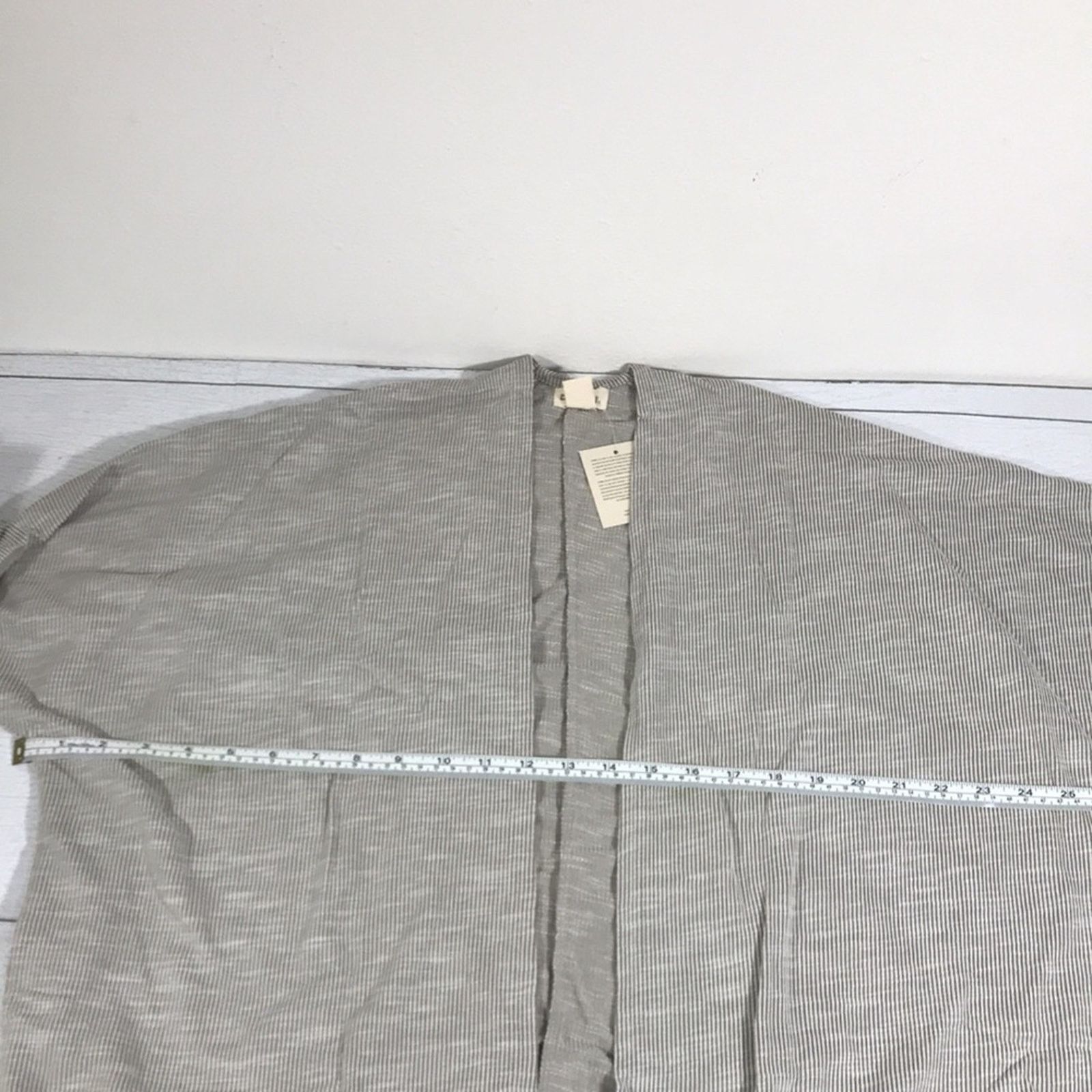 Other DONNI Oversized Gray Ribbed Knit Cardigan Bucket Pockets NWT Size ONE SIZE - 8 Thumbnail