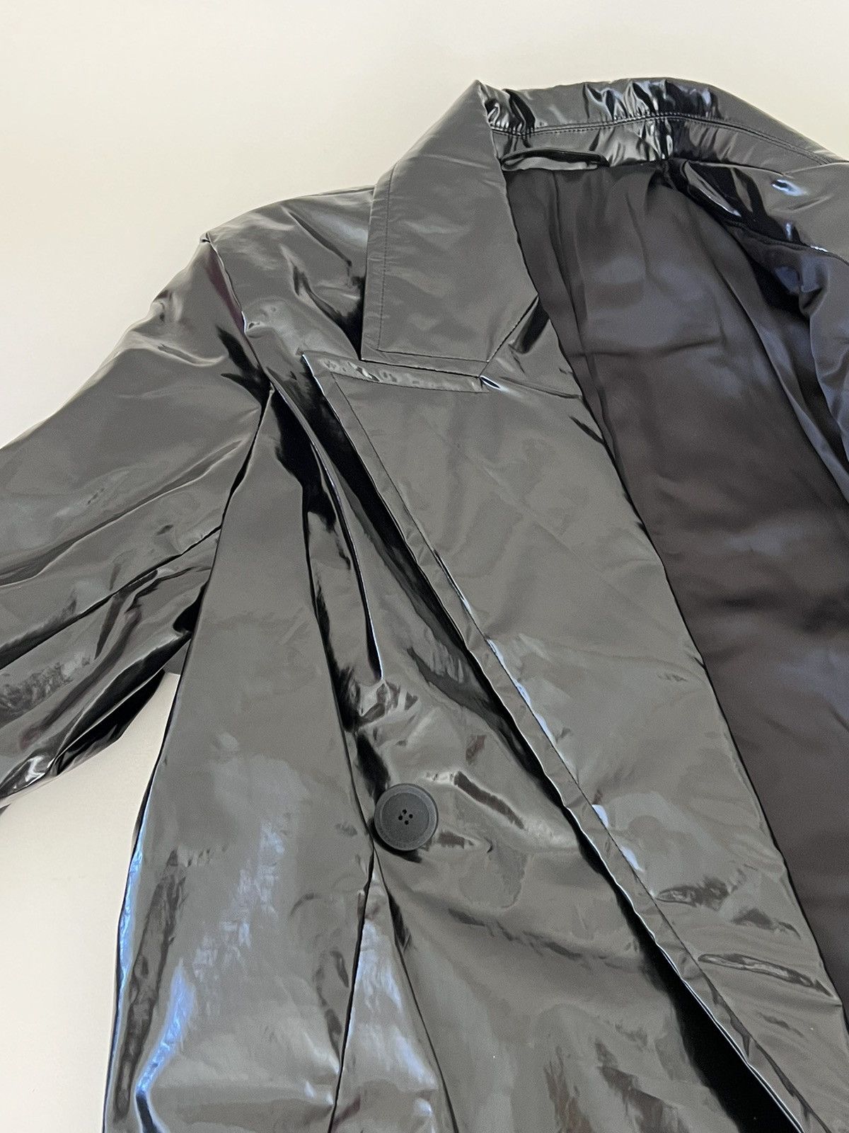 Balenciaga Balenciaga Crinkled coated-cotton jacket Size US M / EU 48-50 / 2 - 12 Thumbnail
