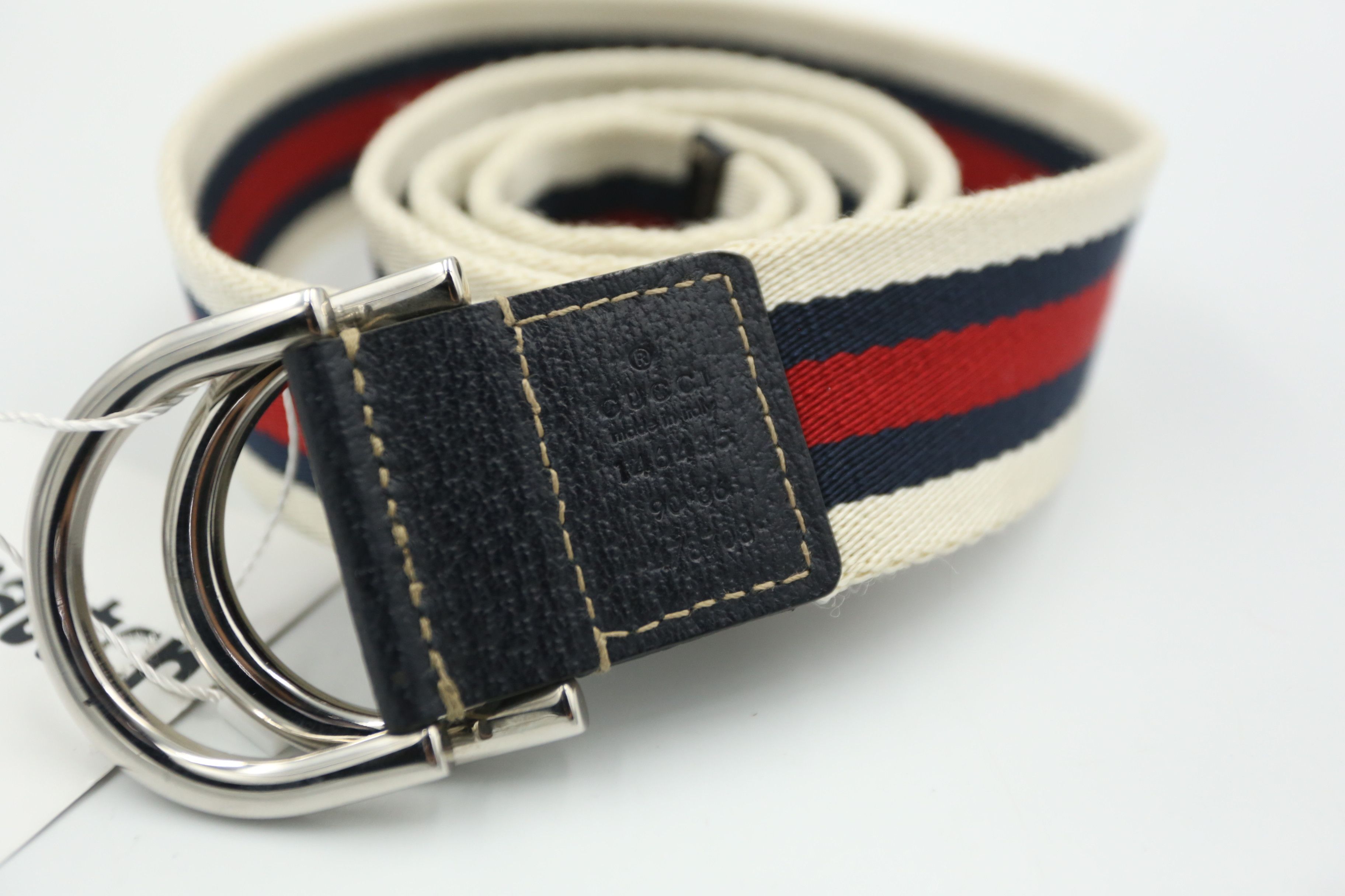 Gucci Gucci - D-Ring Web Belt Size ONE SIZE - 3 Thumbnail