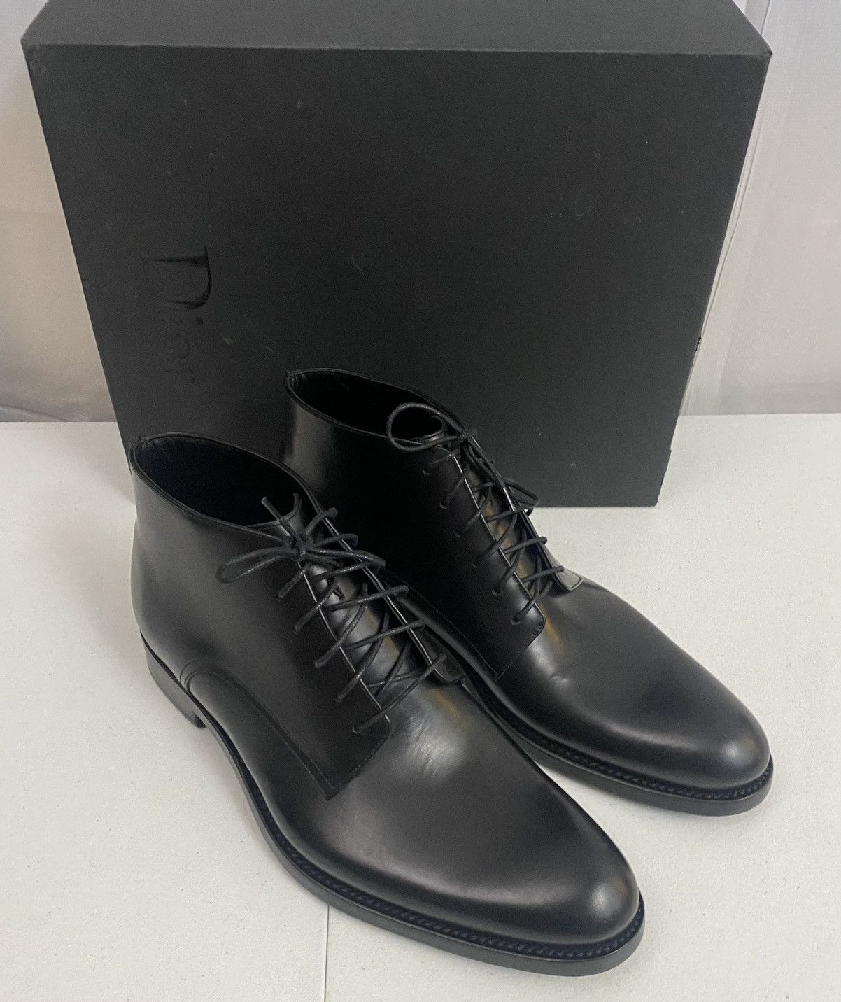 Dior Dior x Kris Van Assche Black Leather Lace Up Boots 11 NEW Size US 11 / EU 44 - 15 Thumbnail