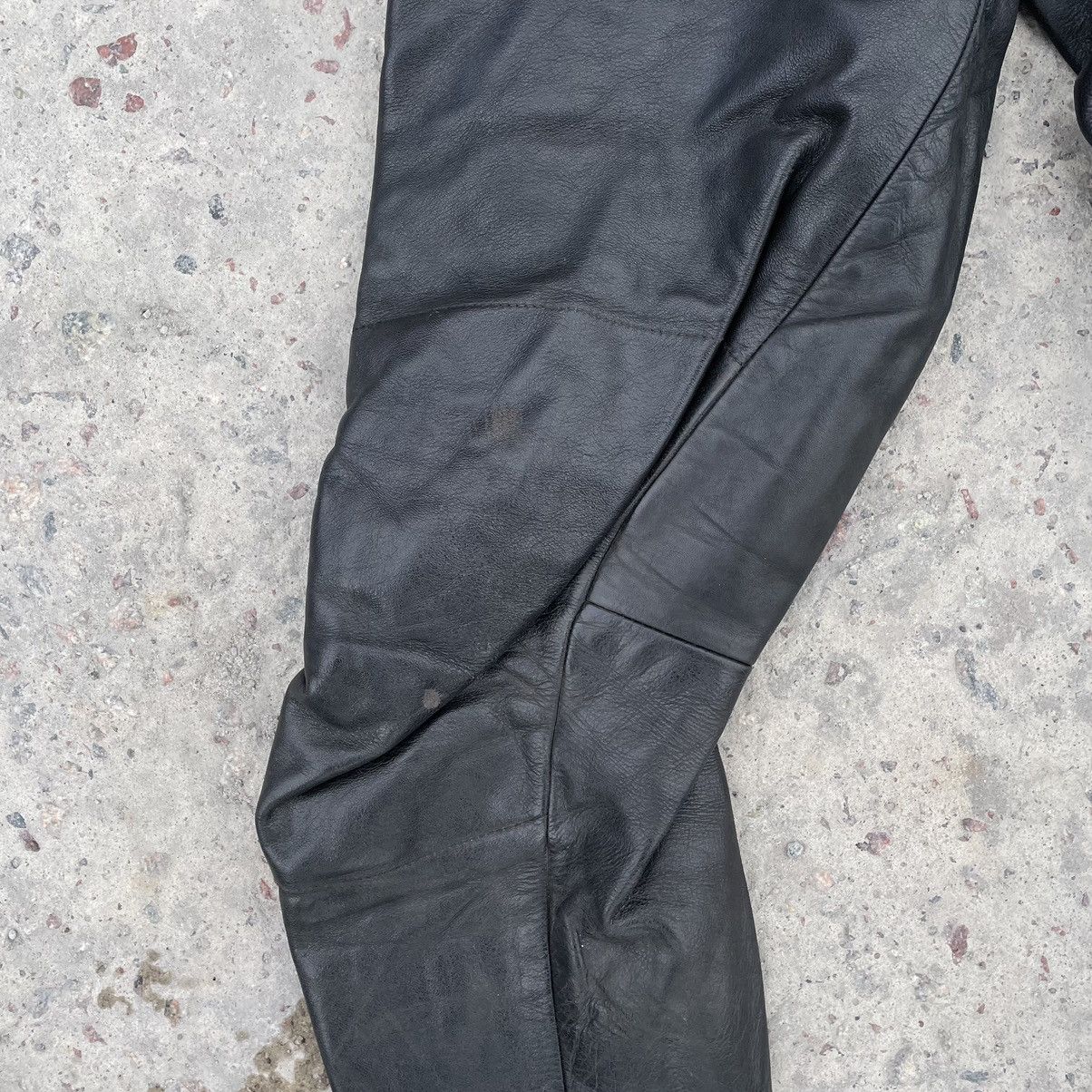 Other Vintage Moto Leather Pants 31-32 Size Y2K 90s USA style Size US 31 - 4 Thumbnail
