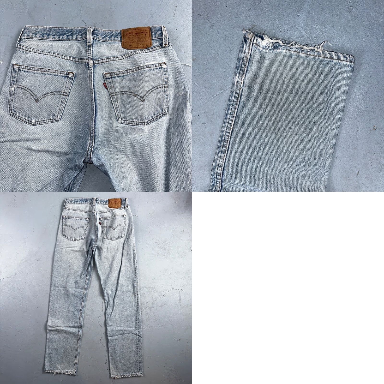 Levi's VINTAGE Levi's 501 Jeans Straight 90s USA Blue Light Wash 34x34 Mens Regular 34 Inseam 34 Jeans Size US 34 / EU 50 - 10 Thumbnail