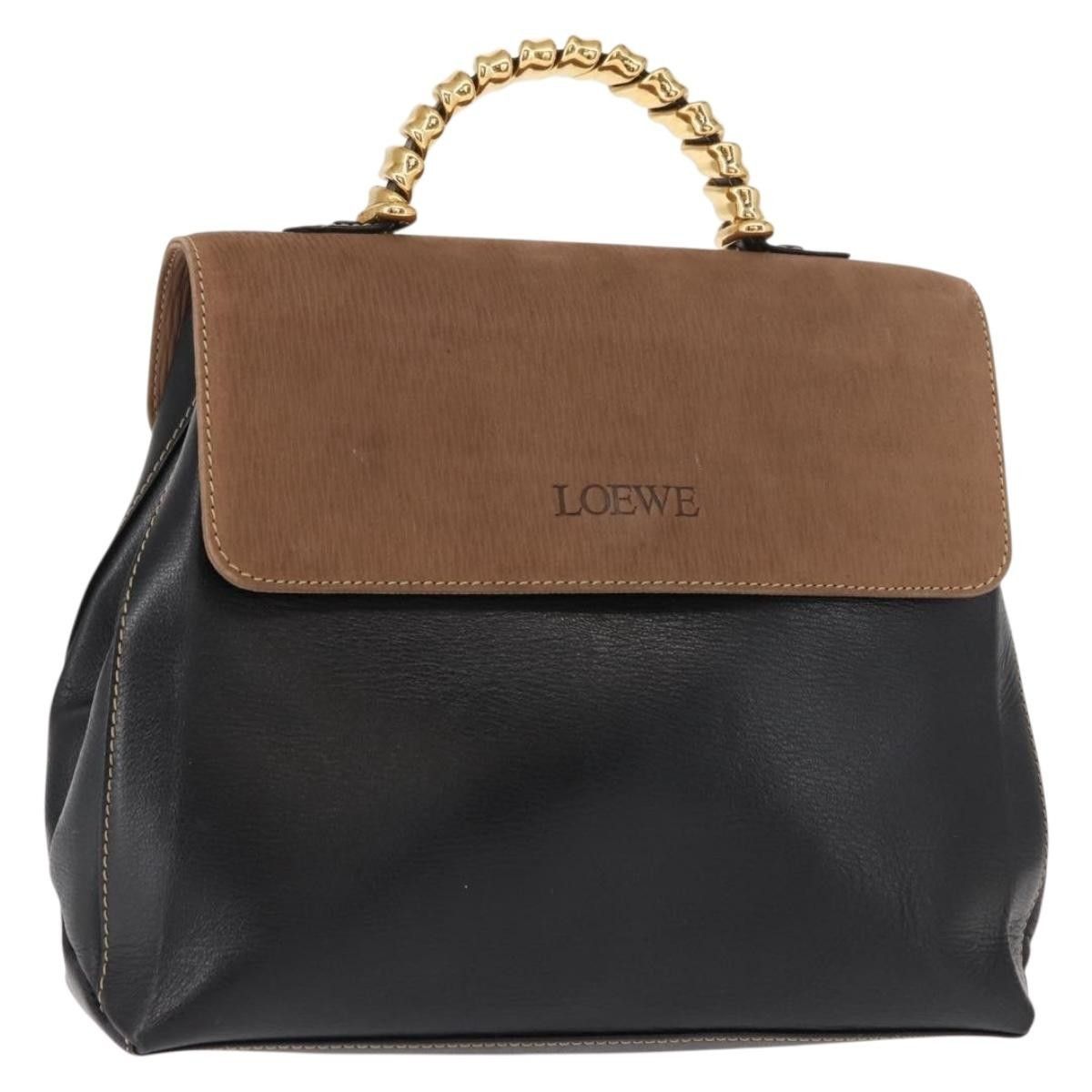 Loewe Loewe Vintage Velazquez Top Handle Bag Leather Size ONE SIZE - 1 Thumbnail