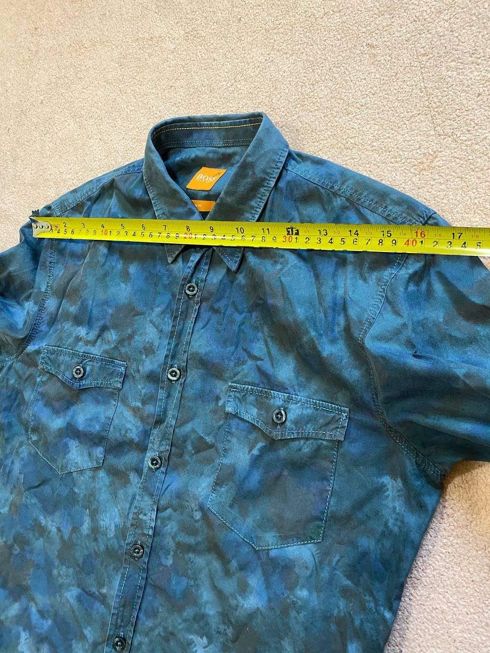 Hugo Boss HUGO BOSS Men’s Casual Shirt Long Sleeve Everyday Wear Size US S / EU 44-46 / 1 - 9 Thumbnail