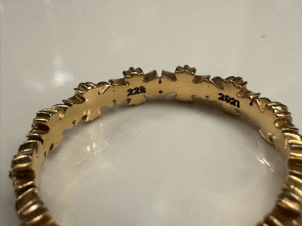 Chrome Hearts Chrome Hearts Tiny E Ring 22K Gold Band Size 9 Size ONE SIZE - 15 Thumbnail