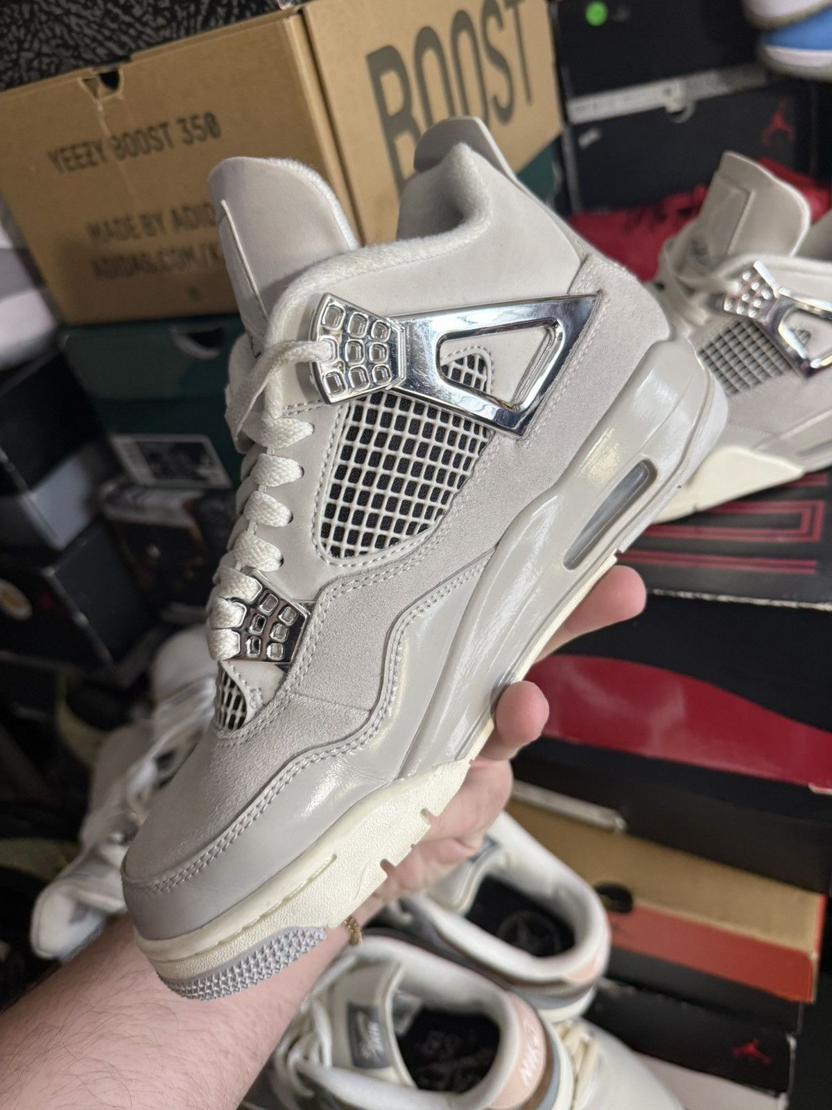 Jordan Brand Jordan retro 4 frozen moments sz 6m/7.5w Size US 6 / EU 39 - 3 Thumbnail