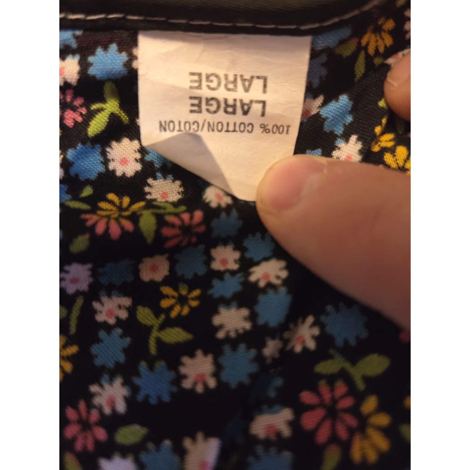 Vintage VINTAGE Unbranded Floral Full Zip Smock Apron Vest Womens L Shirt Size L / US 10 / IT 46 - 5 Thumbnail