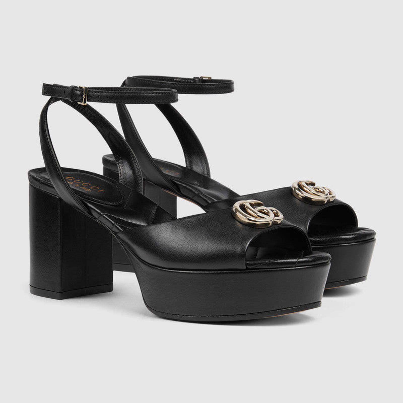Gucci Gucci Double G Platform Sandals Size US 5 / IT 35 - 2 Thumbnail