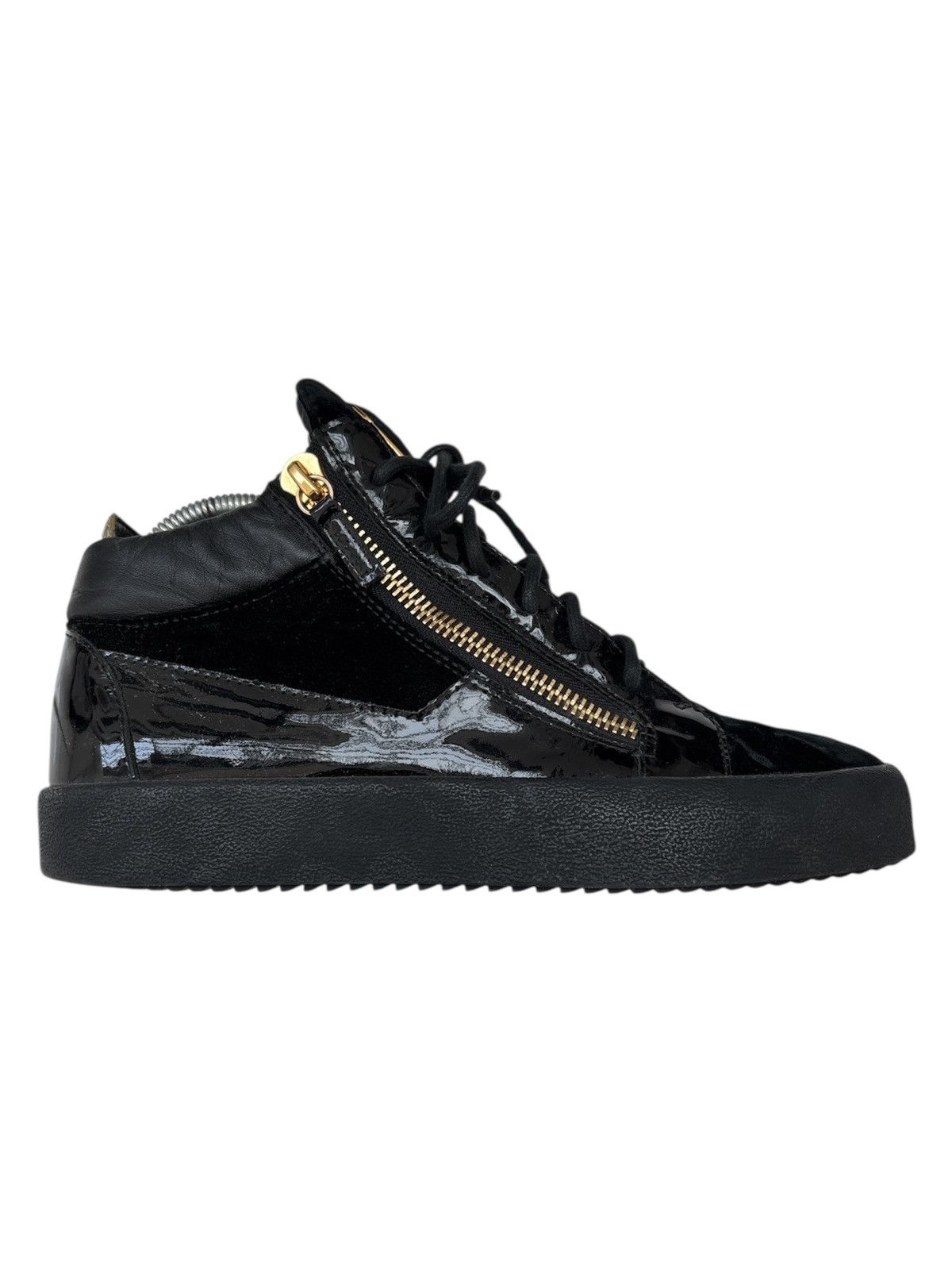 Giuseppe Zanotti Zip Mid Top Sneakers Size US 8 / EU 41 - 1 Thumbnail