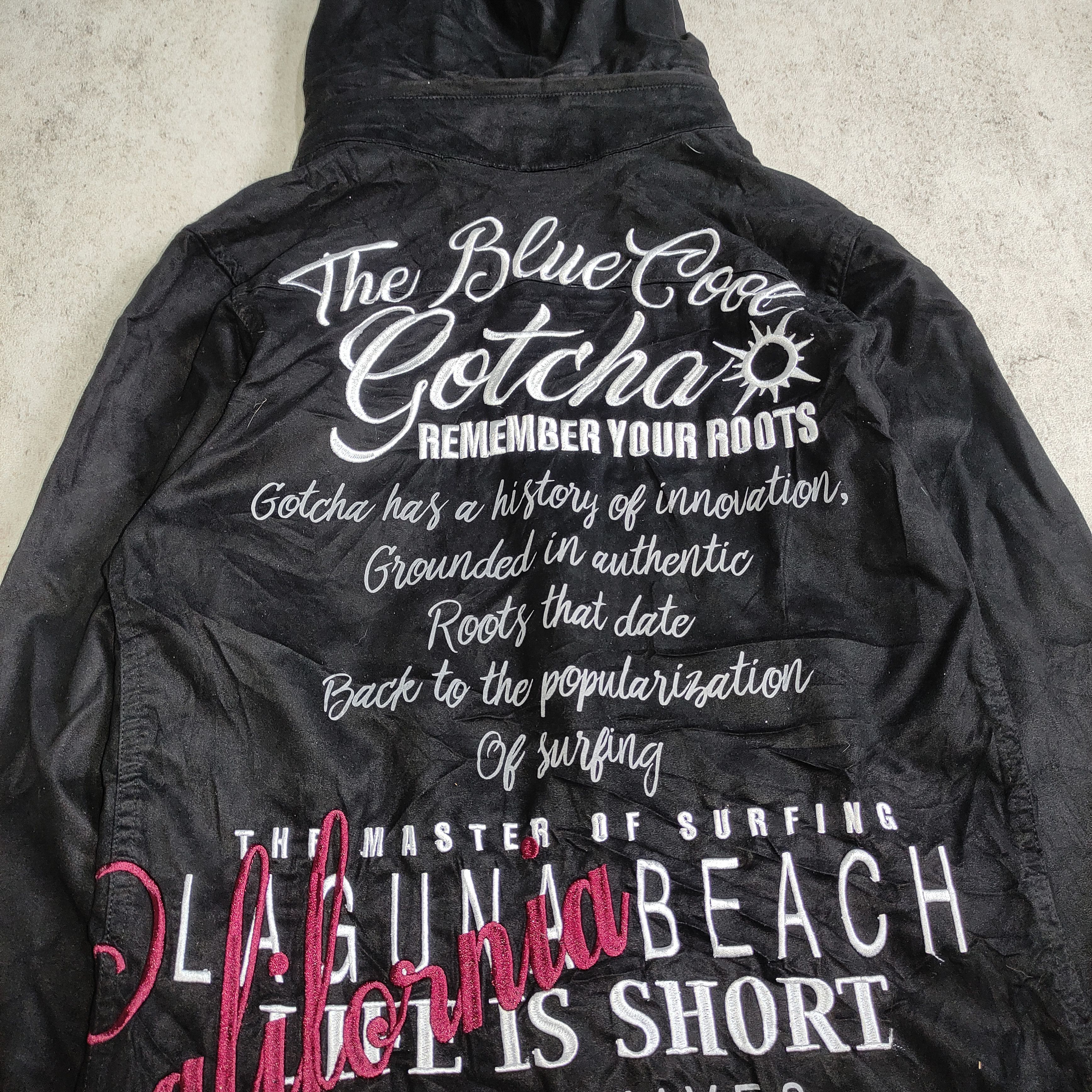 Japanese Brand Gotcha Y2K Suede-Style Button-Up Goa LGB tornado mart Size US S / EU 44-46 / 1 - 8 Thumbnail