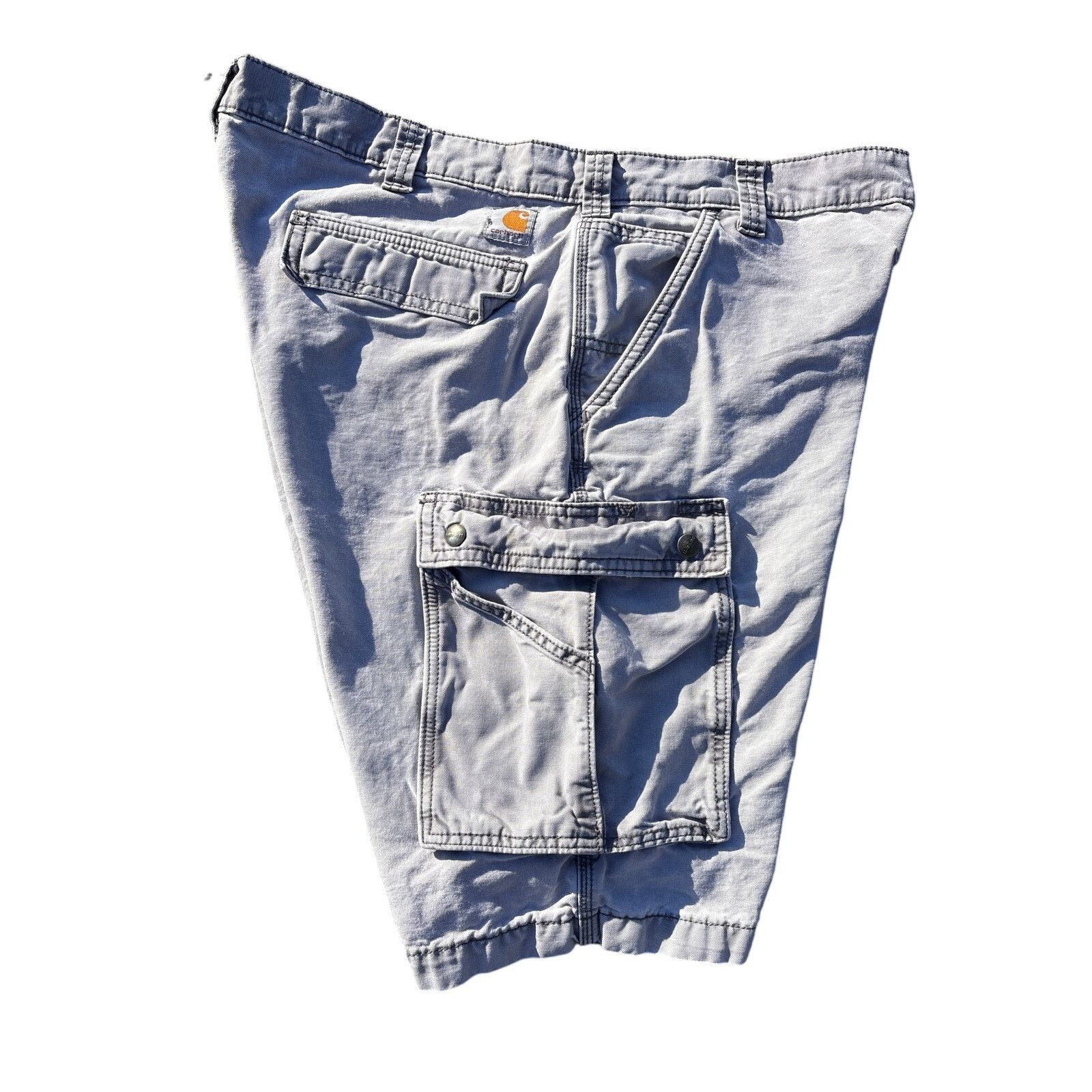 Carhartt Carhartt 38” waist relaxed fit chunky cargo shorts grey Size US 38 / EU 54 - 3 Thumbnail