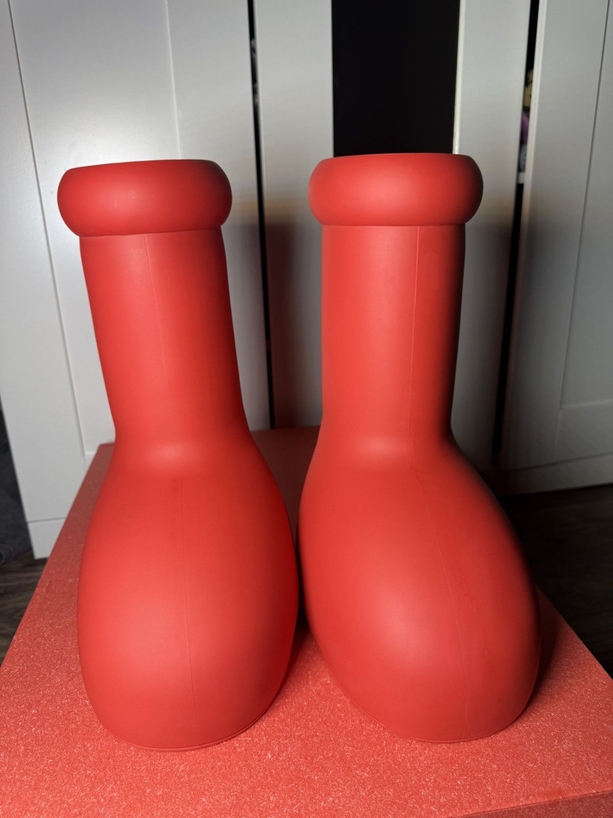 MSCHF MSCHF Big Red Boot Iconic Cartoon Style Size US 7 / EU 40New Size US 7 / IT 37 - 4 Thumbnail