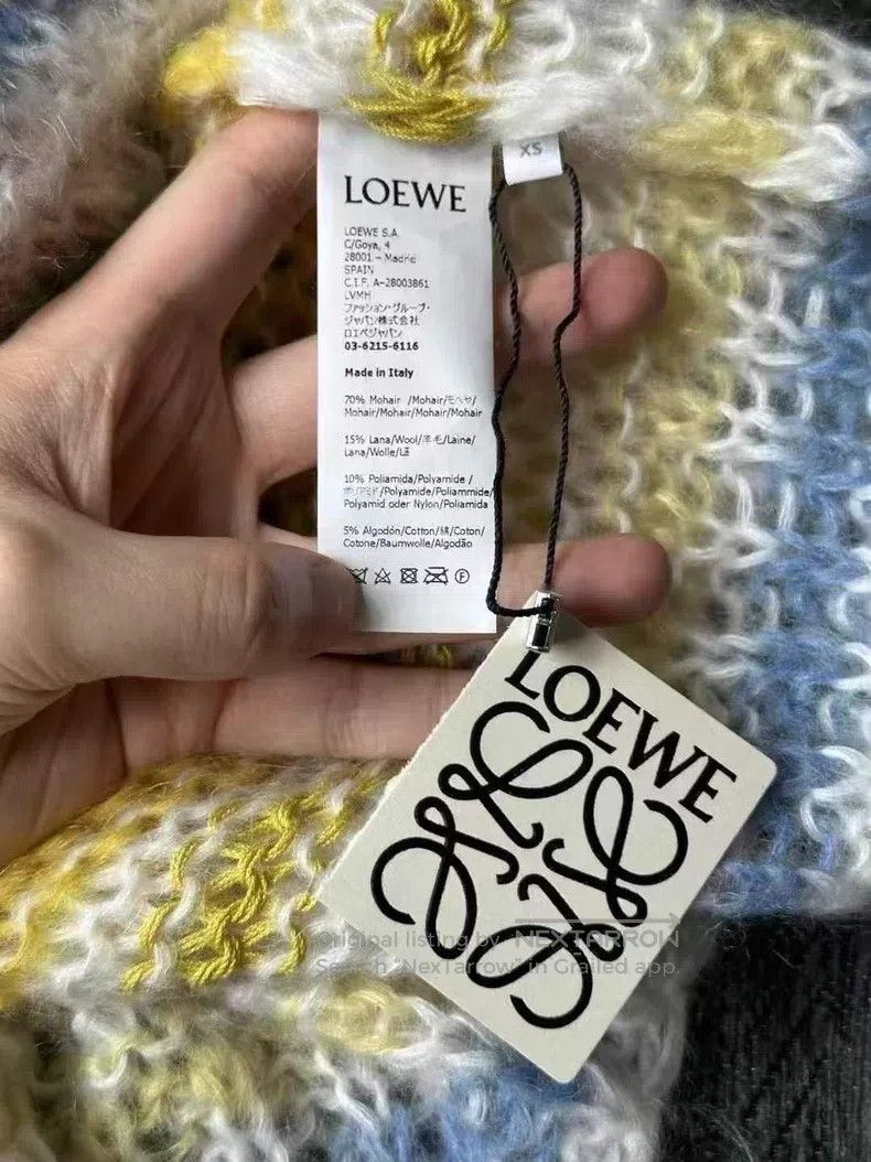 Loewe Loewe Striped mohair sweater Size XS / US 0-2 / IT 36-38 - 4 Thumbnail