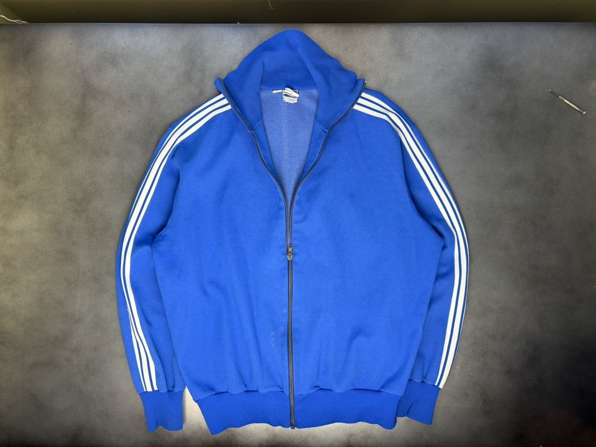 Adidas × Vintage 1960s Vintage Adidas Track Suit Jacket Georg Schwahn Rare 70 Size US M / EU 48-50 / 2 - 19 Thumbnail