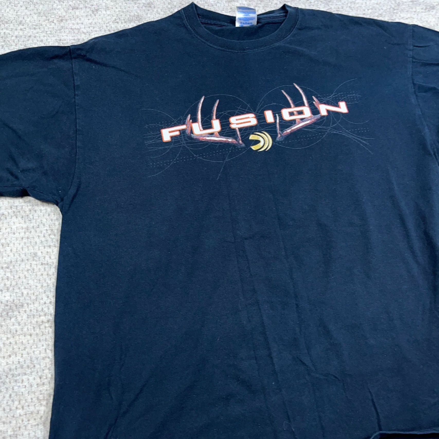 Gildan VINTAGE Brock Lesnar Shirt Men XL Black Tee Fusion Ammo MMA Wrestling Adult Y2K Size US XL / EU 56 / 4 - 5 Thumbnail