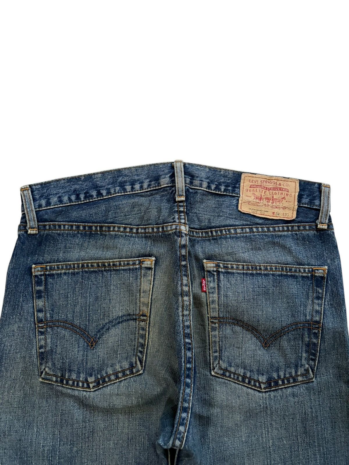 Levi's SALES🔥Vintage 90s Levis 505 Mud Wash Distressed Jeans Size US 33 - 8 Thumbnail