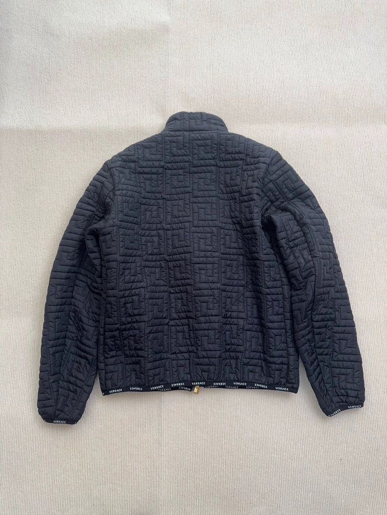 Versace Versace Greek paper clip thin cotton jacket Size M / US 6-8 / IT 42-44 - 2 Thumbnail