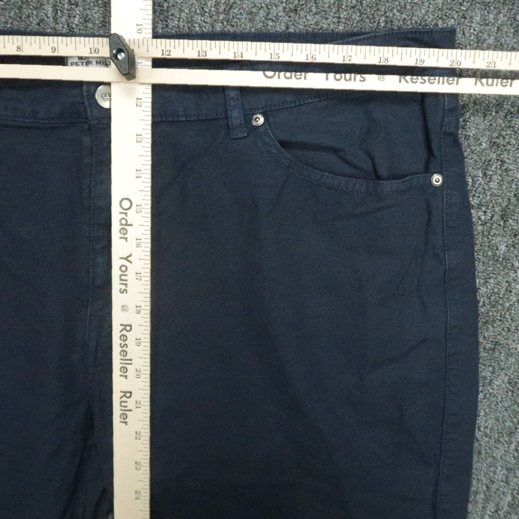 Peter Millar Peter Millar Pants Mens 40x30 Blue Vintage Canvas Chino 5 Pocket Trouser Size US 40 / EU 56 - 7 Thumbnail