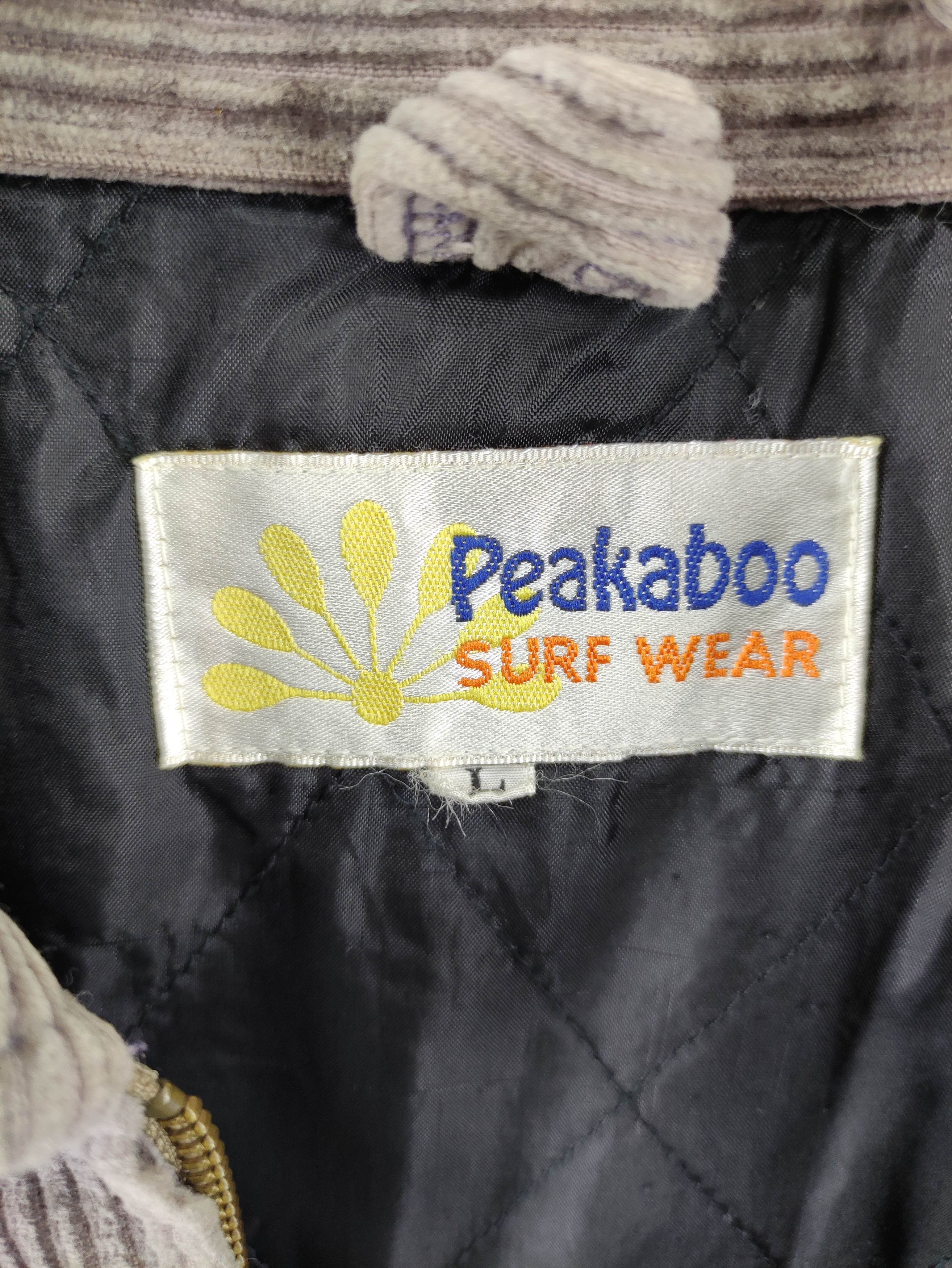 Japanese Brand Vintage Peakaboo Surf Wear Cuduroy Jacket Zipper Size US L / EU 52-54 / 3 - 5 Thumbnail