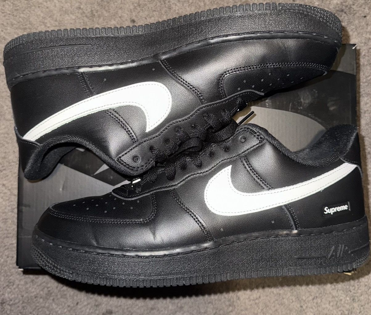 Nike × Supreme Nike supreme air force 1 black white 9.5 Size US 9.5 / EU 42-43 - 3 Thumbnail