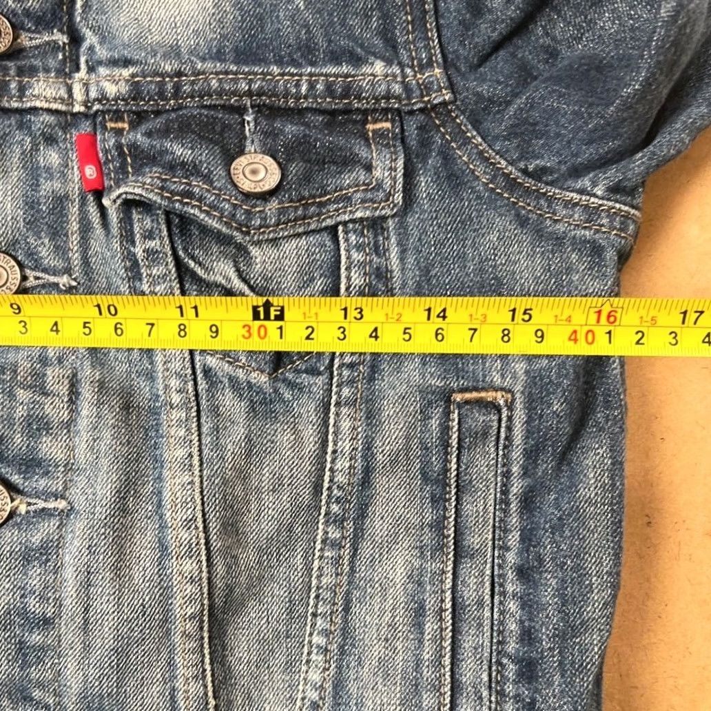 CO VINTAGE Levi Strauss & Co Trucker Jean Denim Jacket Men's Size S Blue Size US 29 - 5 Thumbnail