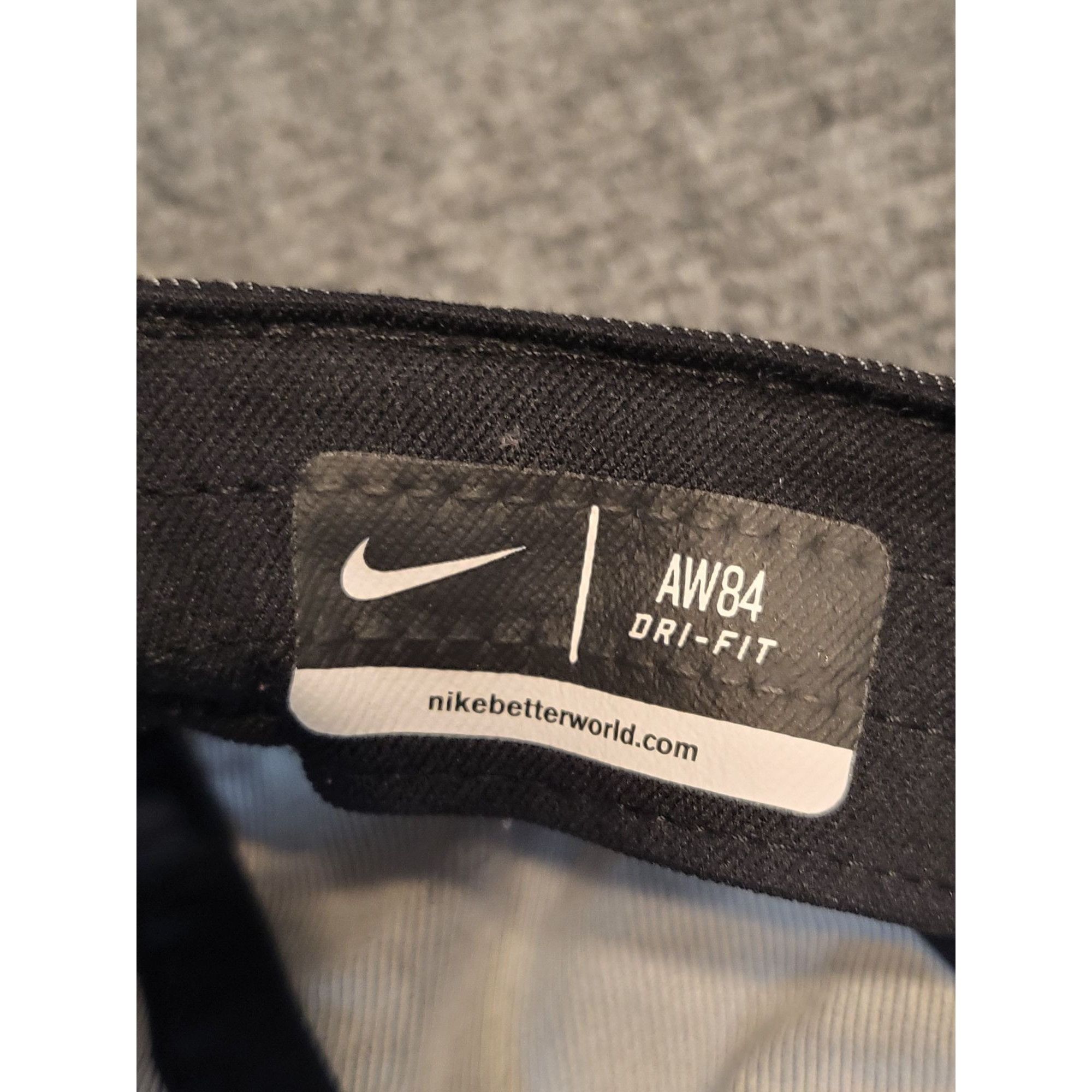 Nike Nike Dri-Fit AW84 5 Panel Hat Center Swoosh Gray Running Cro Size ONE SIZE - 8 Thumbnail