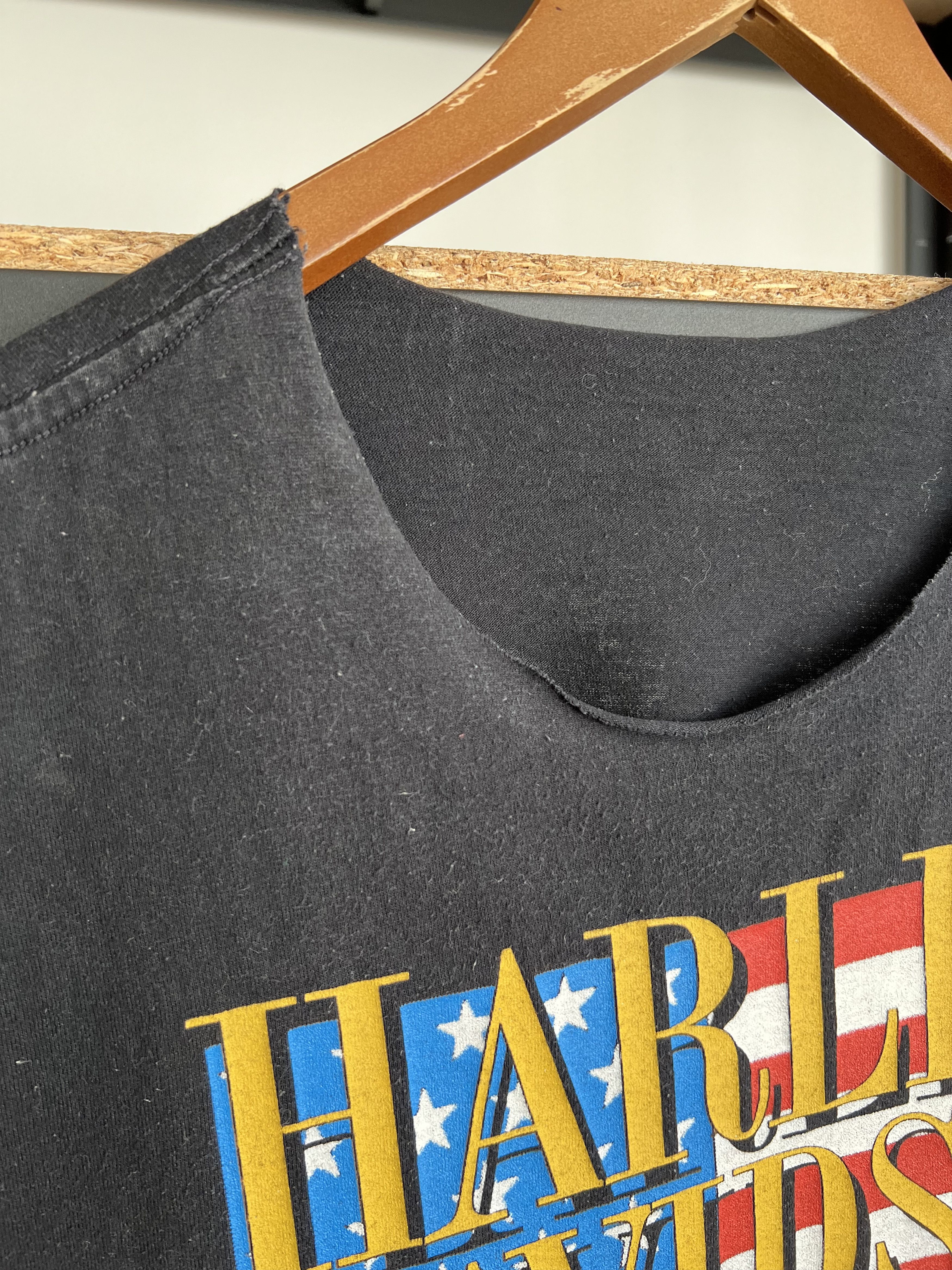 Harley Davidson Vintage 1991 3D Emblem Harley Davidson Eagle USA Tank Top Size US L / EU 52-54 / 3 - 14 Thumbnail