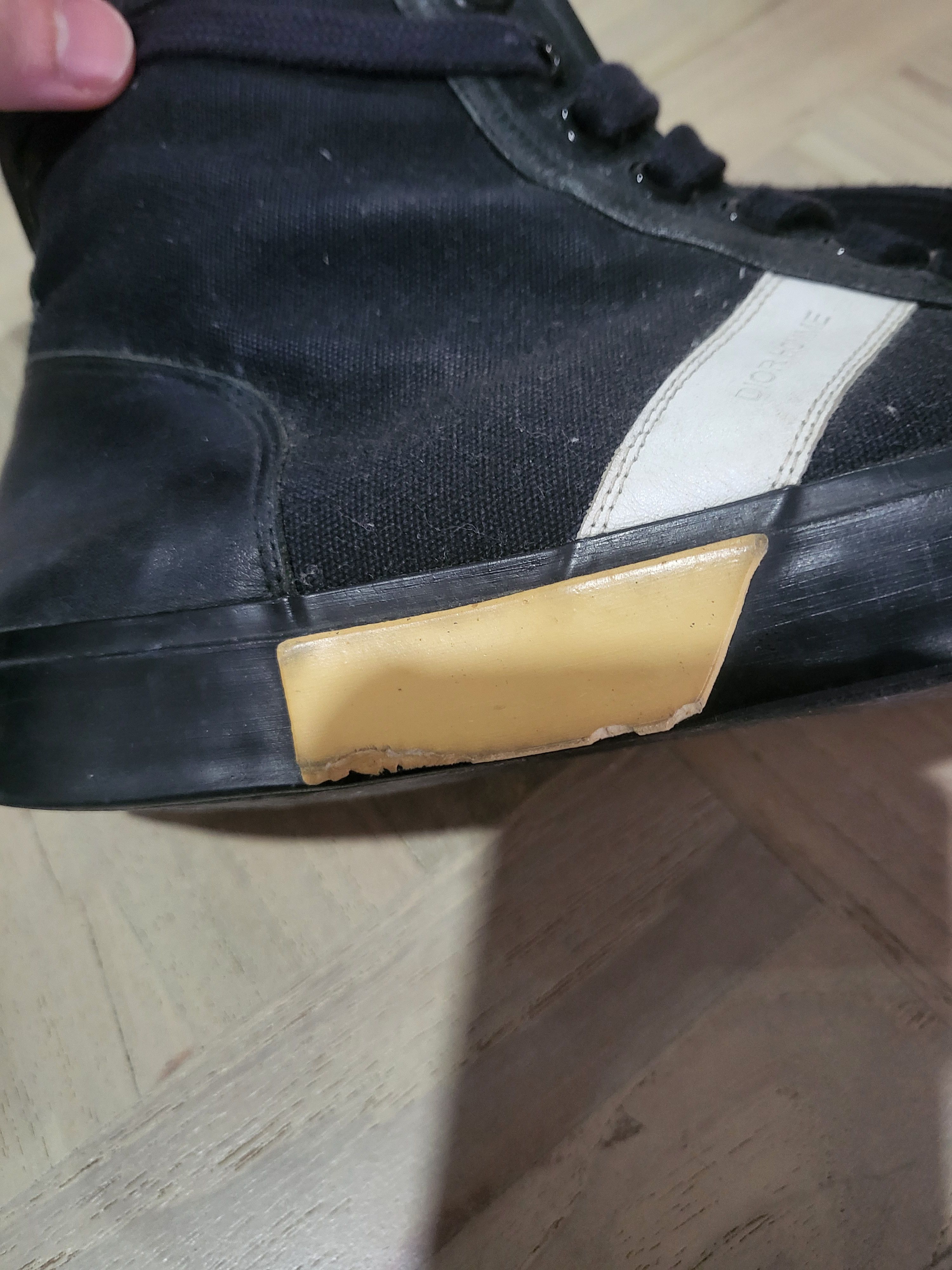 Dior × Hedi Slimane Dior homme SS07 High top sneakers Size US 7.5 / EU 40-41 - 4 Thumbnail