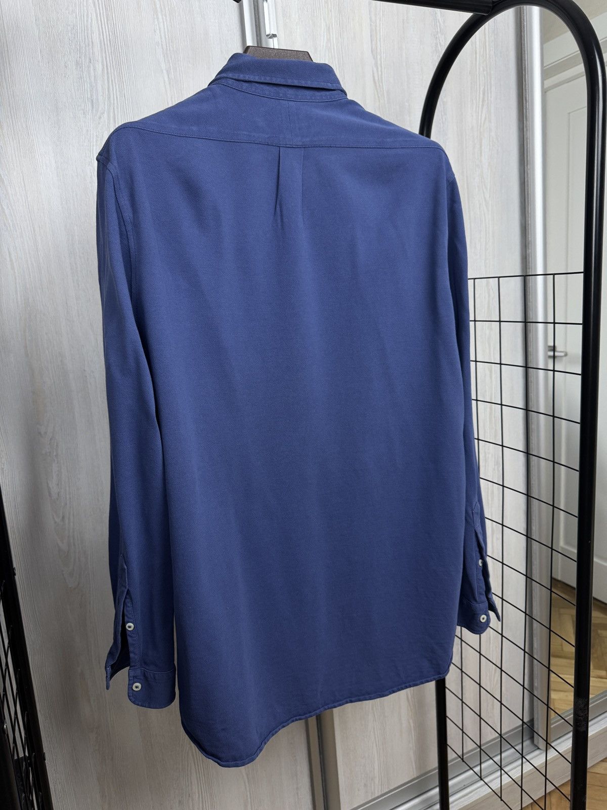 Polo Ralph Lauren Polo Ralph Lauren featherweight mesh blue long sleeve shirt Size US XL / EU 56 / 4 - 7 Thumbnail