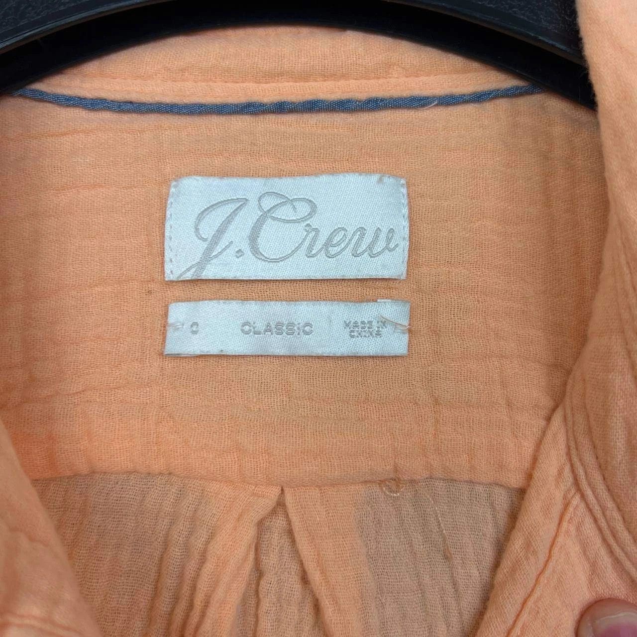 J.Crew J. Crew Button Up Shirt Women 0 Classic Fit Collared Cotton Size XS / US 0-2 / IT 36-38 - 6 Thumbnail