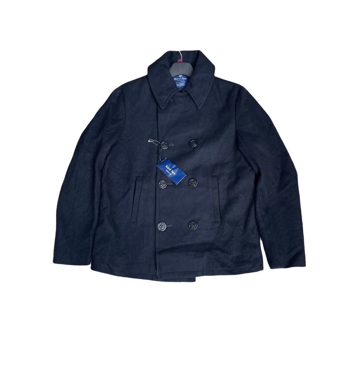 Japanese Brand Kent Ave Navy Inspired Pea Coat Size US L / EU 52-54 / 3 - 1 Thumbnail